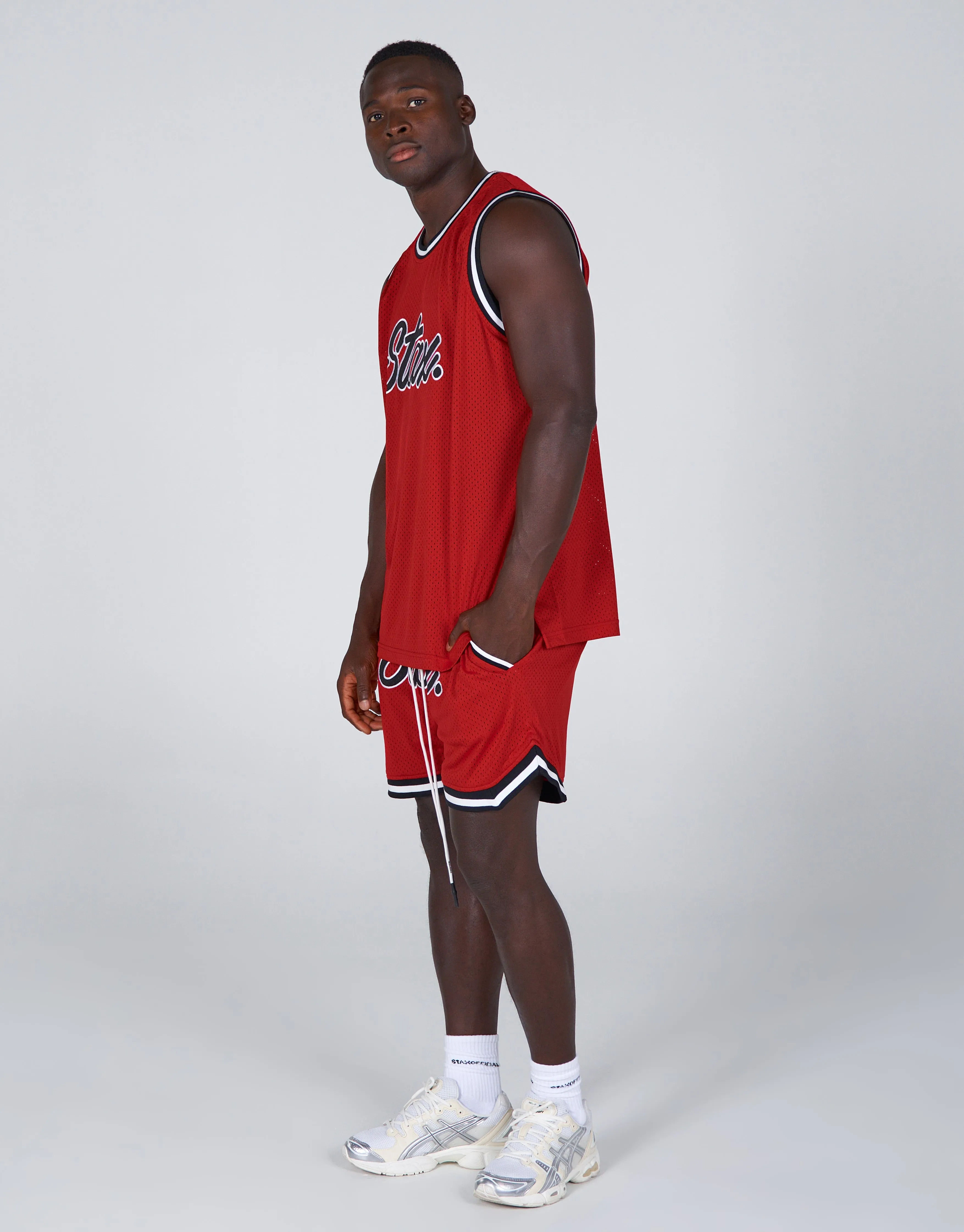 Court Drip Basketball Shorts - Stanford sold by Stax product image thumbnail 2
