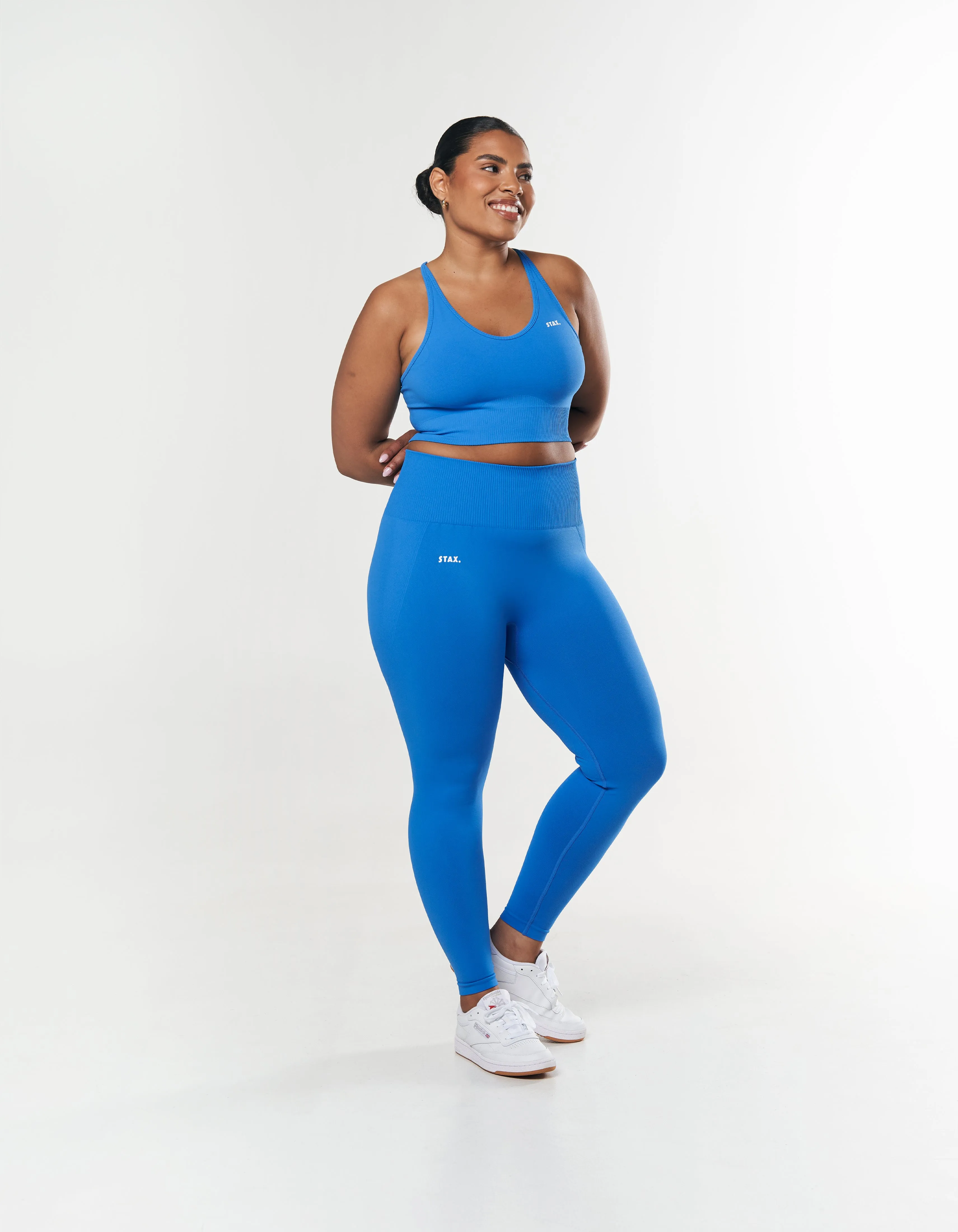 Premium Seamless Summer Strappy Crop - Blue sold by Stax product image thumbnail 5