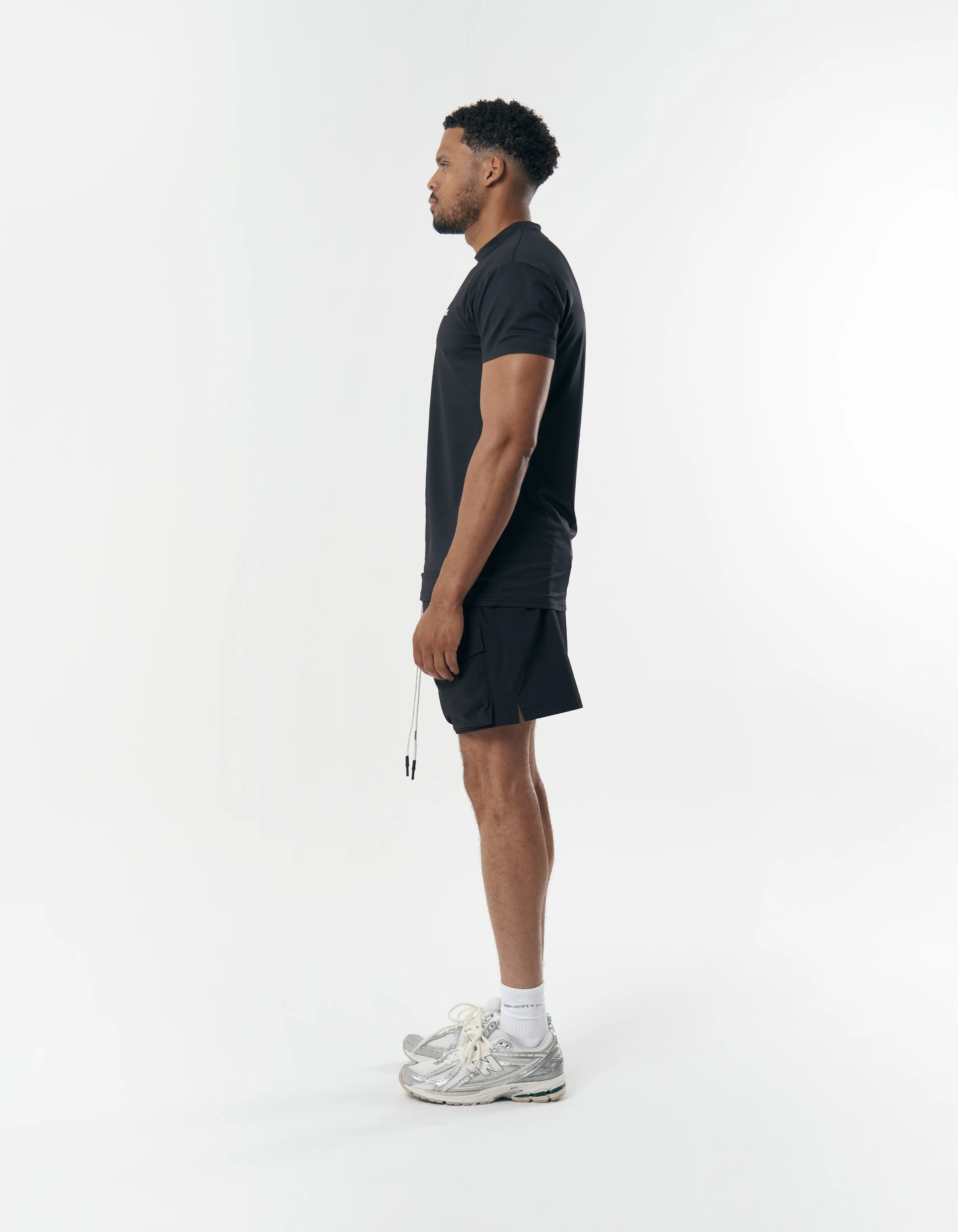 Mens Drift Shorts - Black sold by Stax product image thumbnail 4