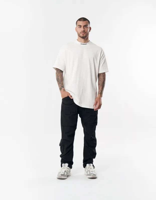 Neck Logo Tee - White sold by Stax