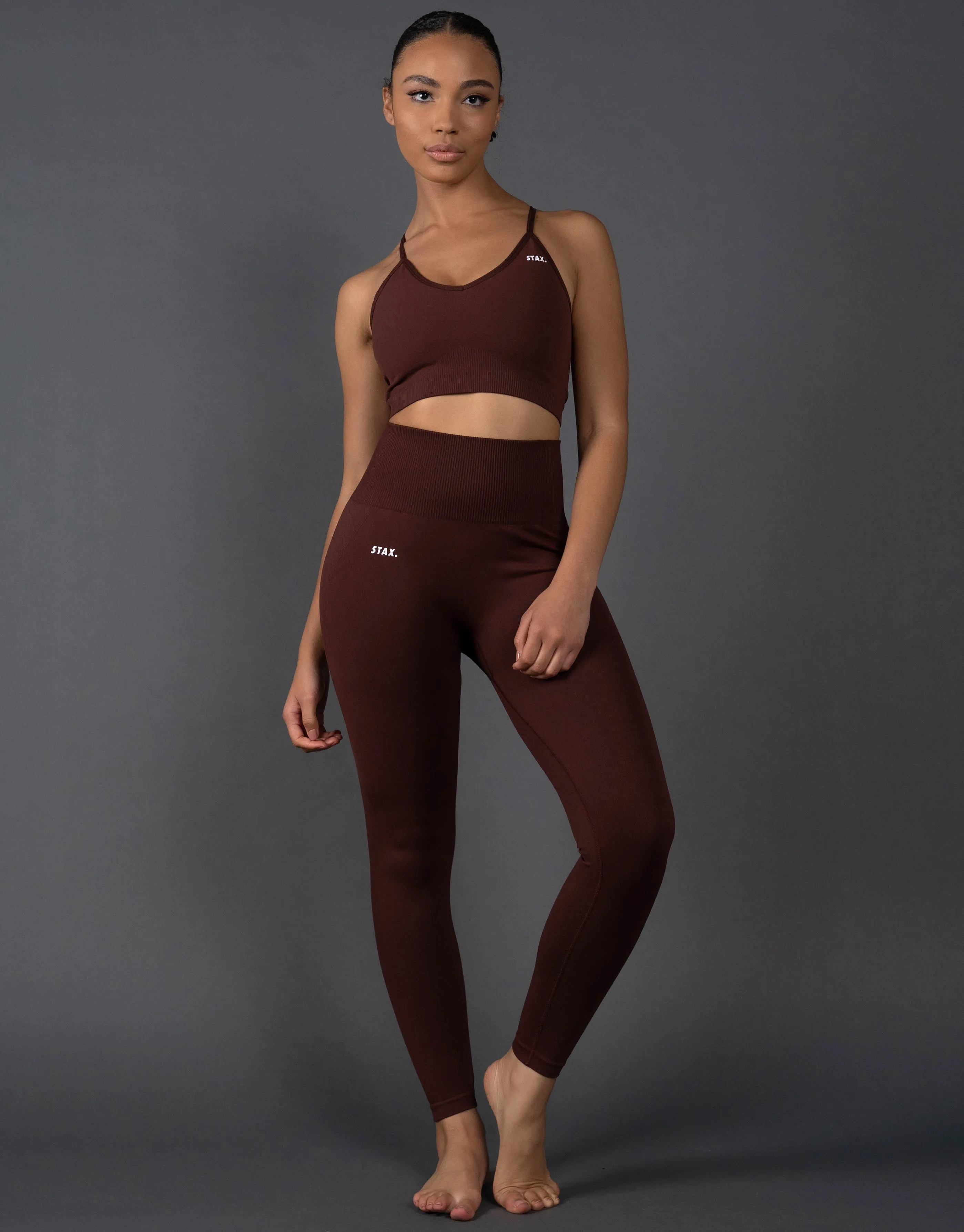 Premium Seamless Tights V5.1 - Umber sold by Stax product image thumbnail 2