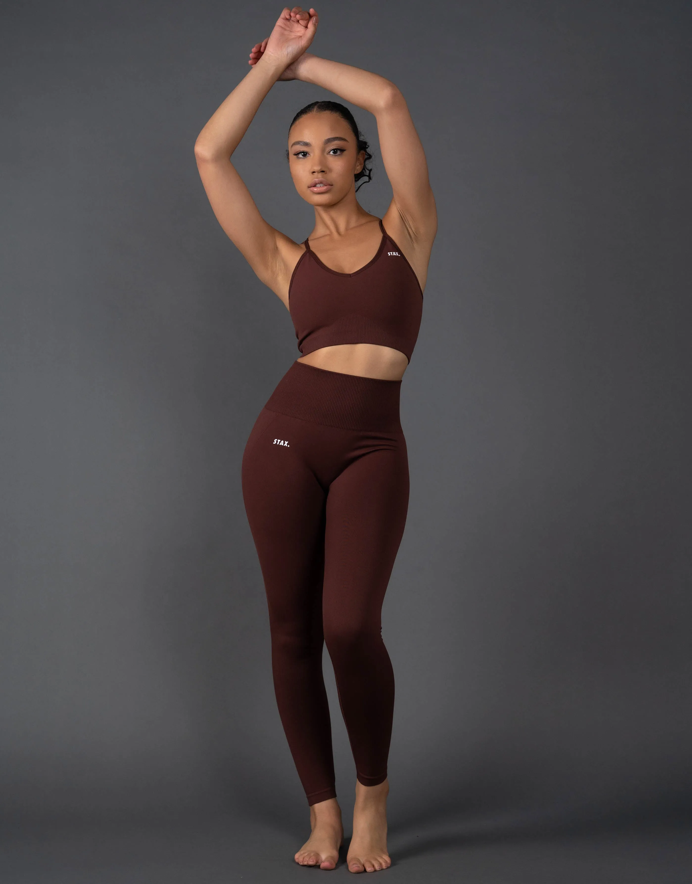Premium Seamless Tights V5.1 - Umber sold by Stax product image thumbnail 3
