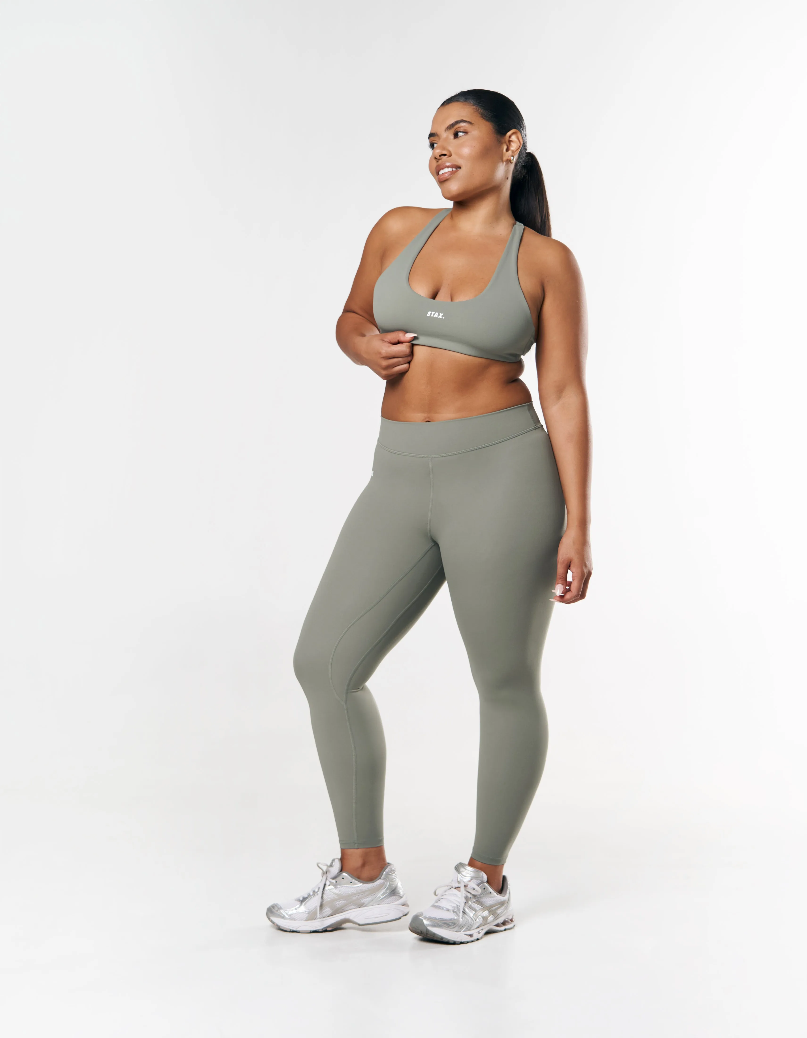 Mid Waist Tights NANDEX ™ - Sage sold by Stax product image thumbnail 2