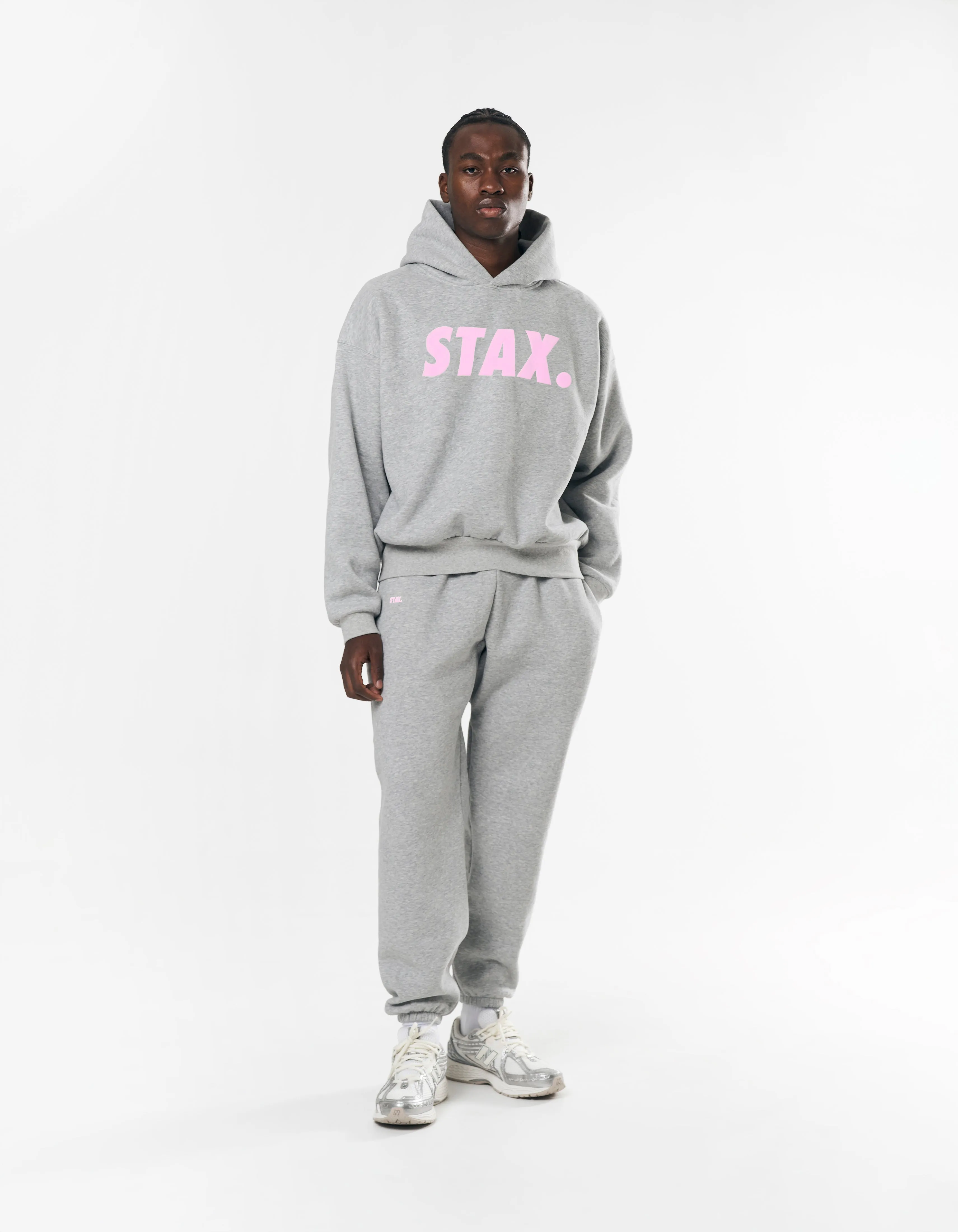 Original Hoodie - Dark Grey/Pink sold by Stax product image thumbnail 3