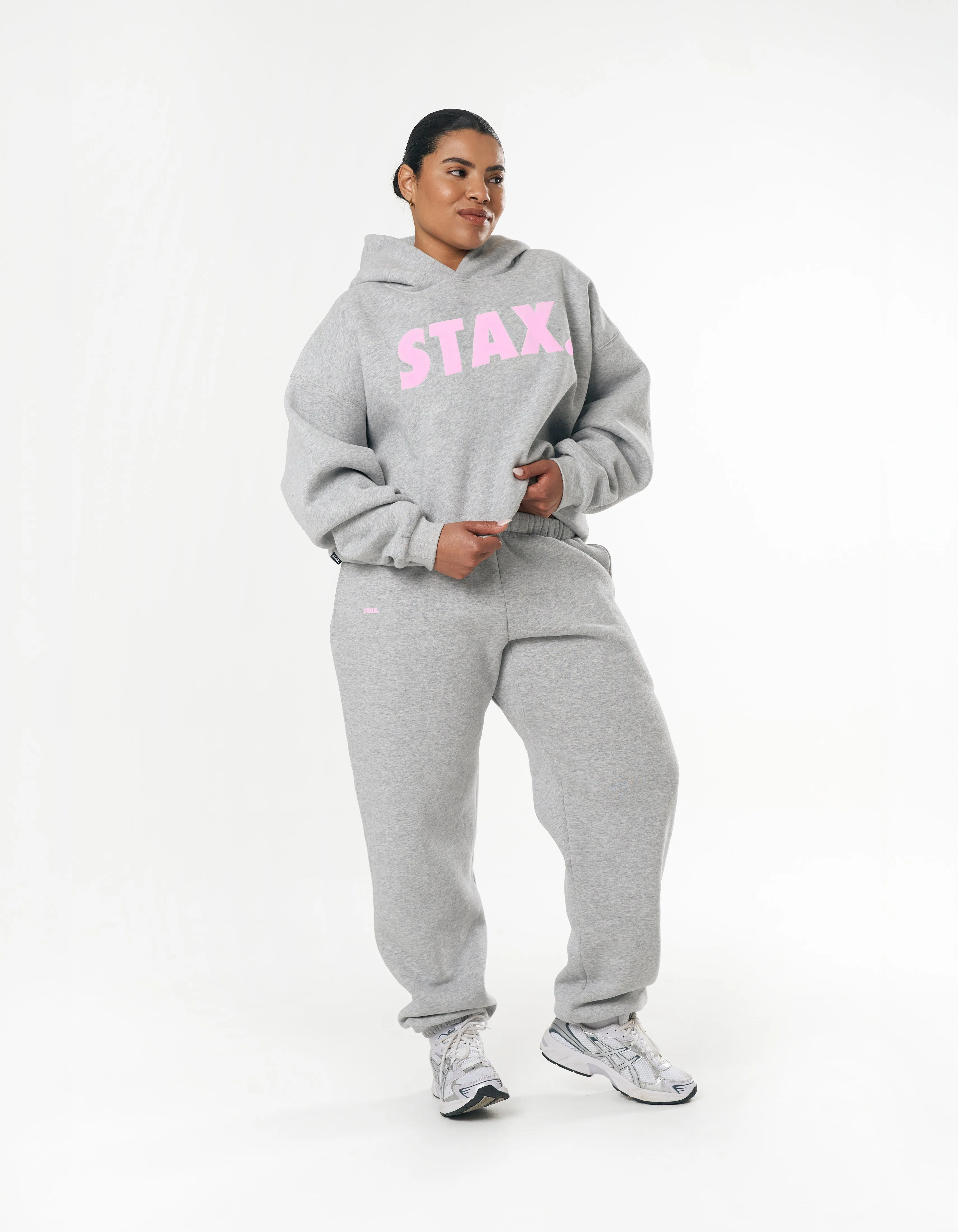Original Hoodie - Dark Grey/Pink sold by Stax product image thumbnail 2