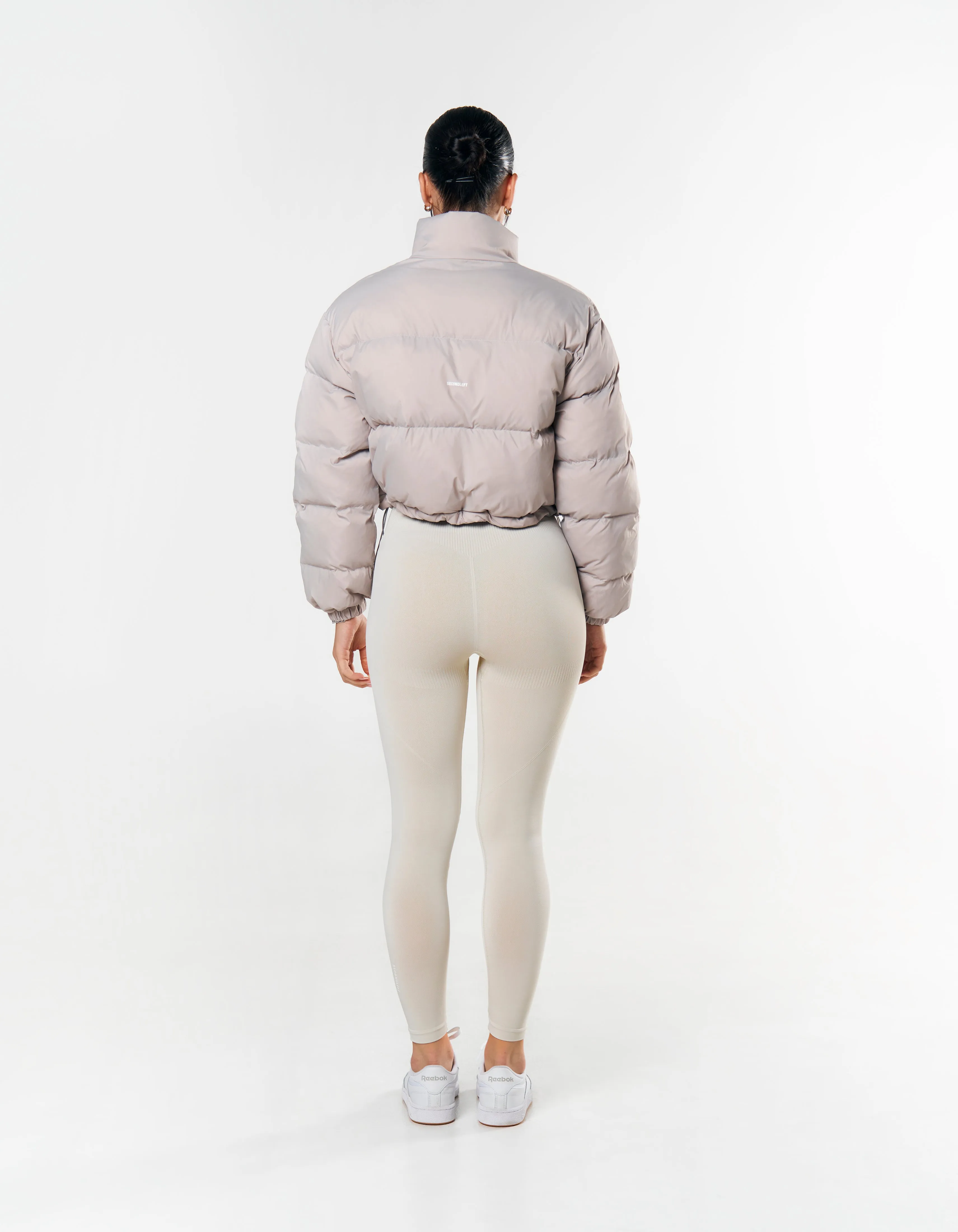 Cropped Puffer - Grey sold by Stax product image thumbnail 5