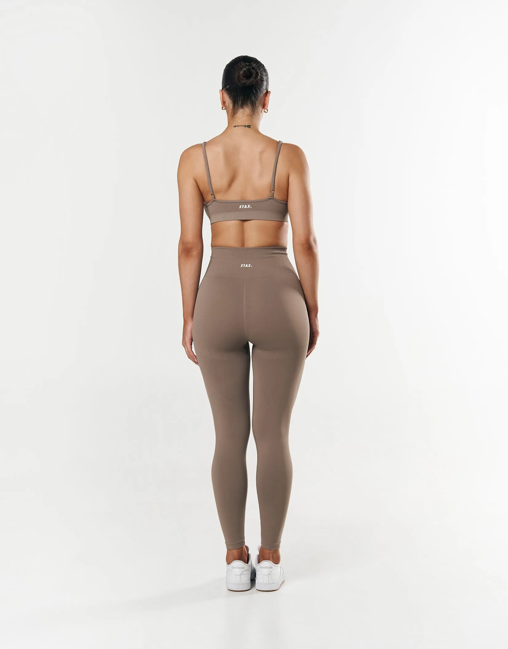 Premium Seamless Tights - Brown sold by Stax product image thumbnail 3