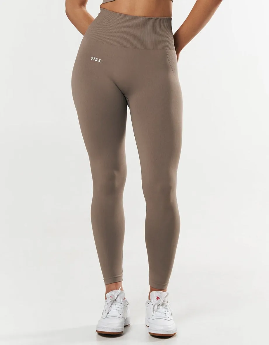 Premium Seamless Tights - Brown sold by Stax