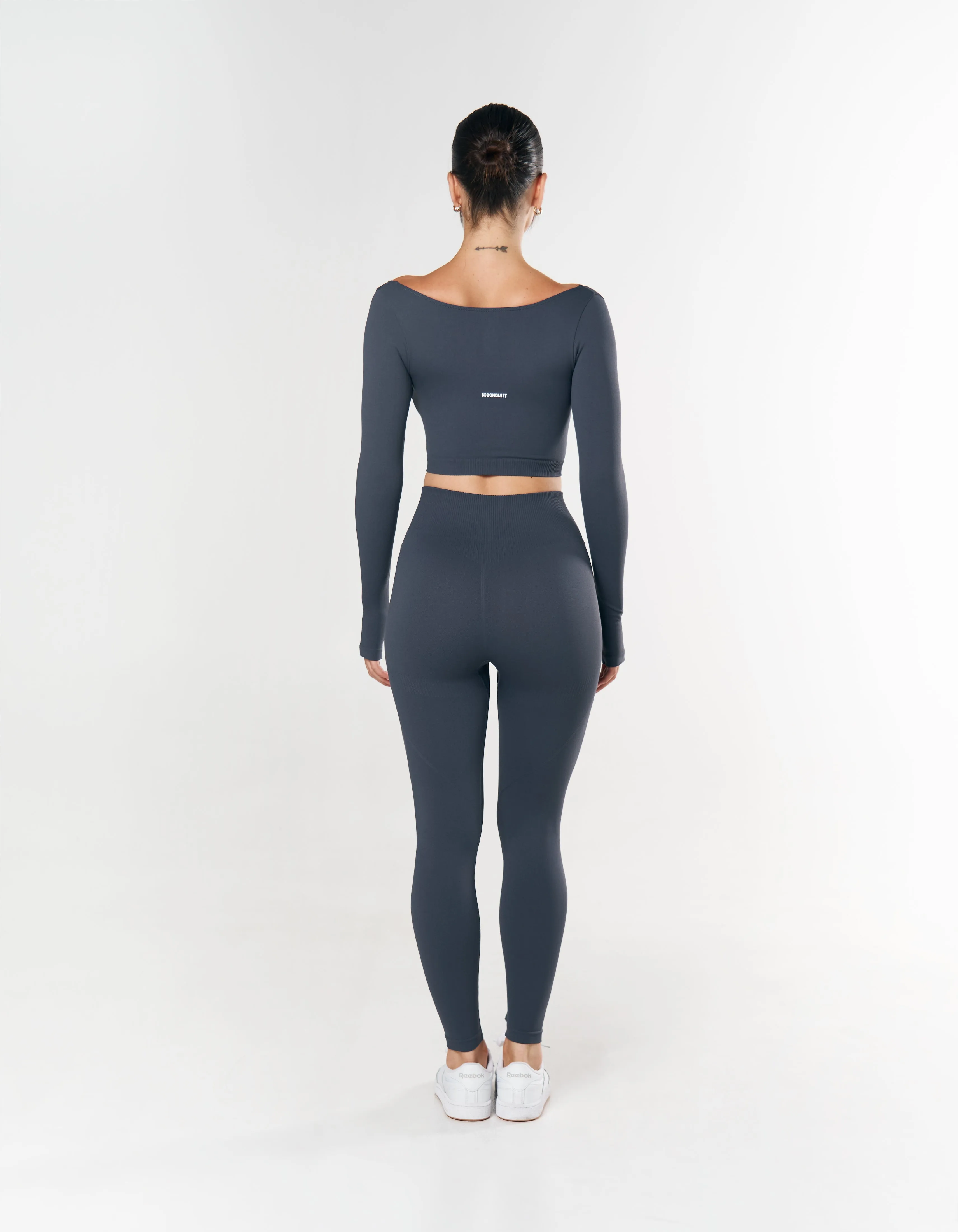Seamless Scoop Long Sleeve - Blueberry sold by Stax product image thumbnail 4