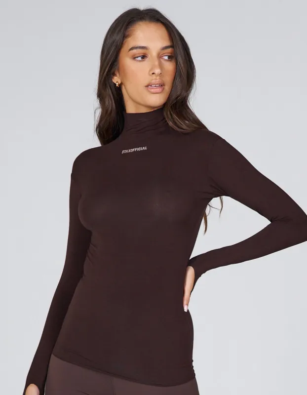 AW Long Sleeve - Kuuma (Brown) sold by Stax