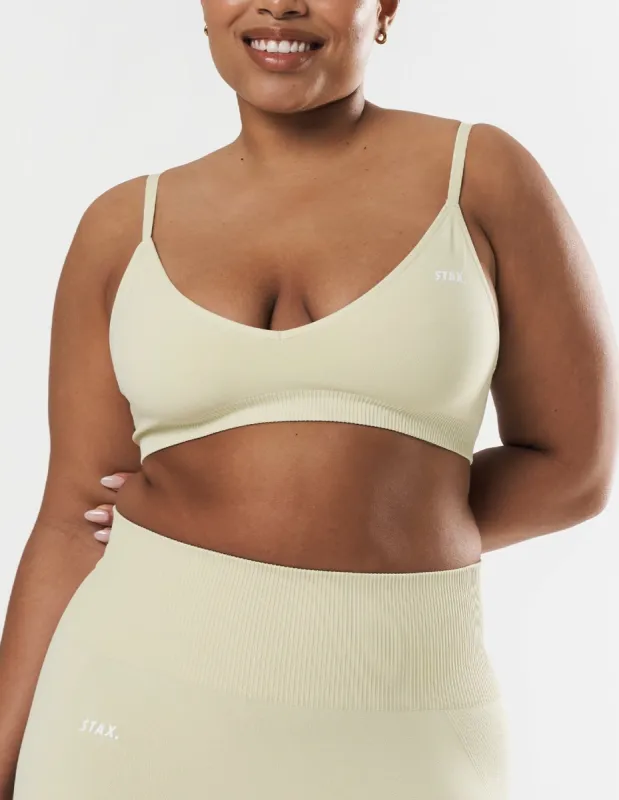 Premium Seamless Bralette - Vanilla Essence sold by Stax