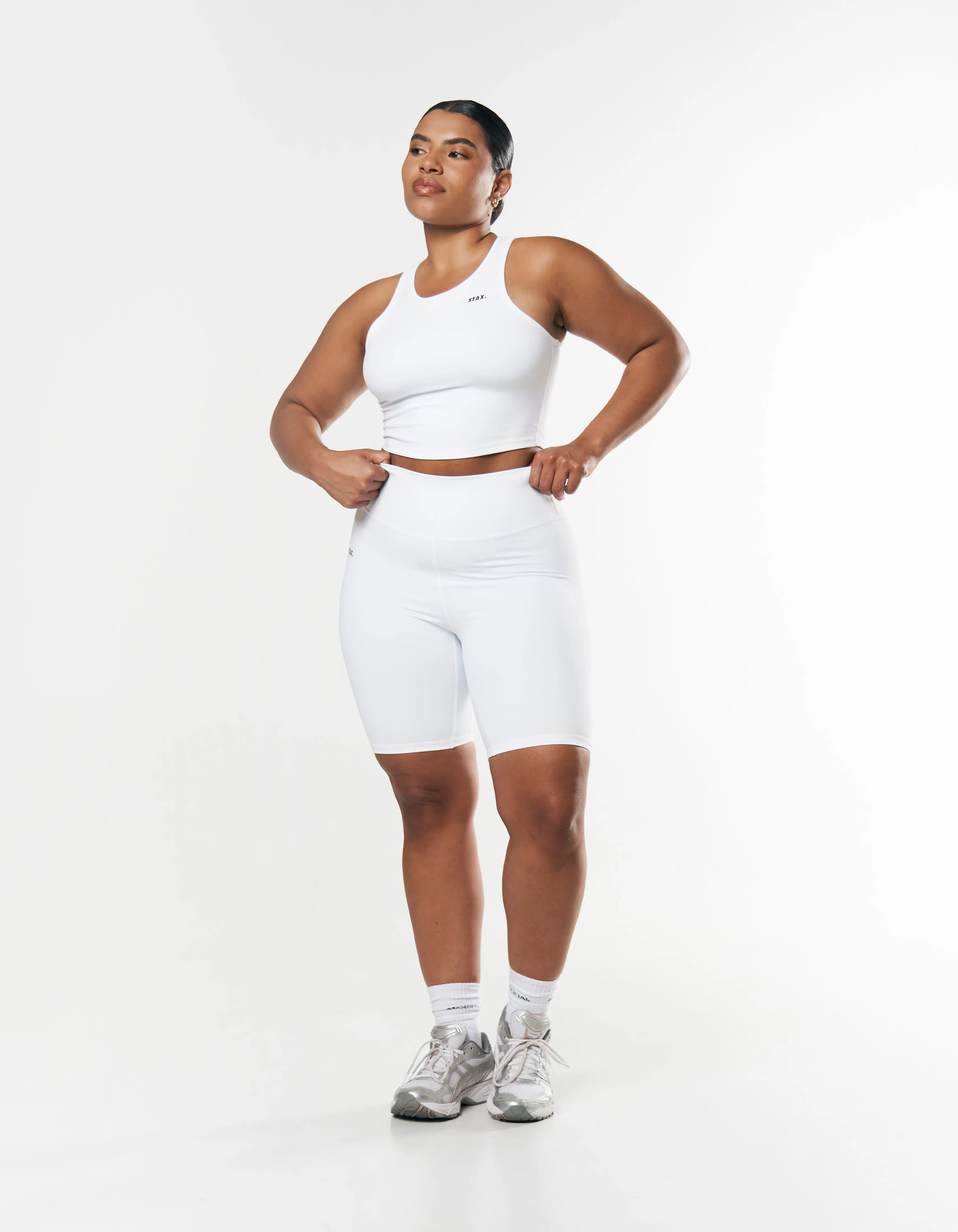 Cropped Tank NANDEX™ - White sold by Stax product image thumbnail 3