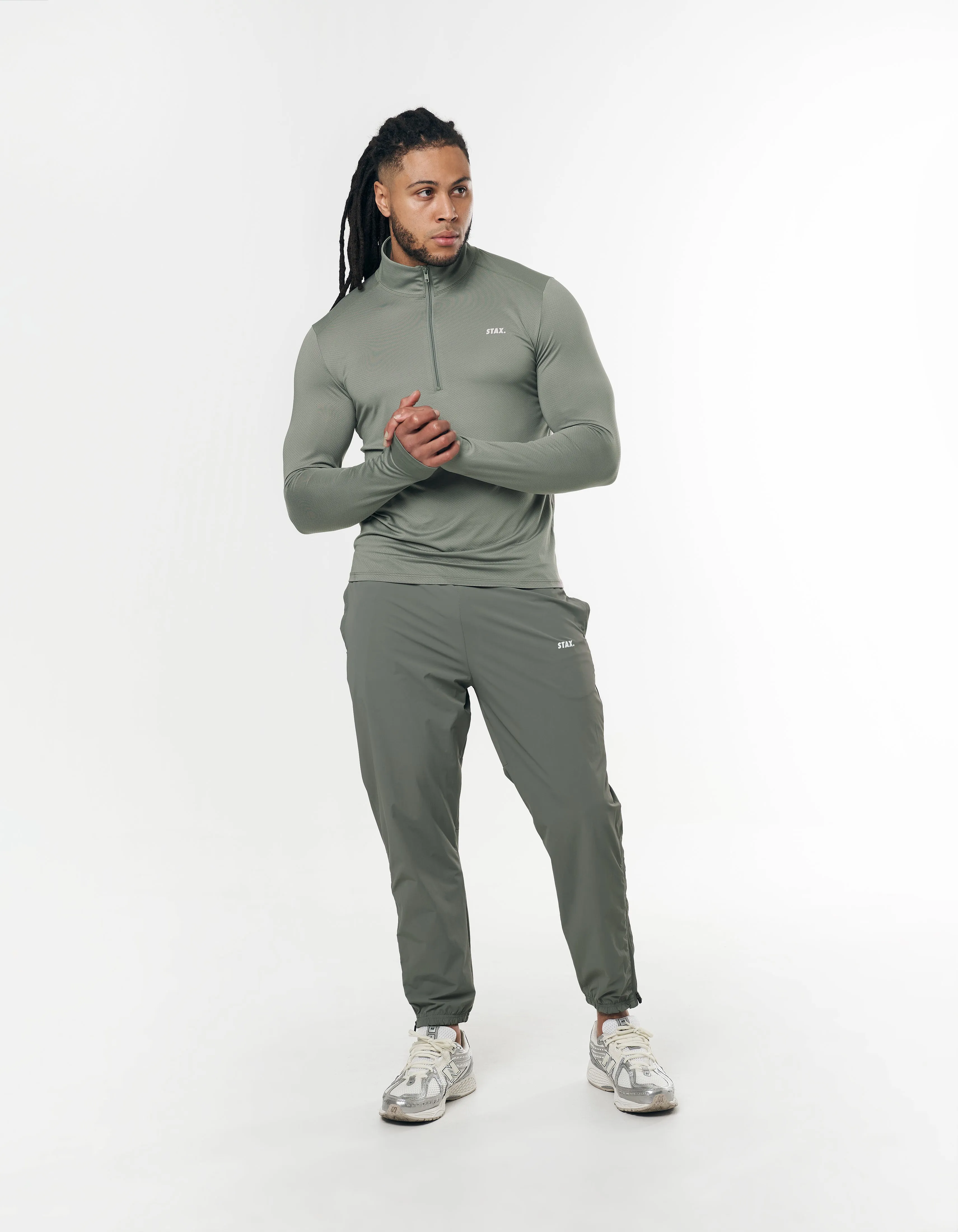 Mens Sport Joggers -Sage sold by Stax product image thumbnail 4