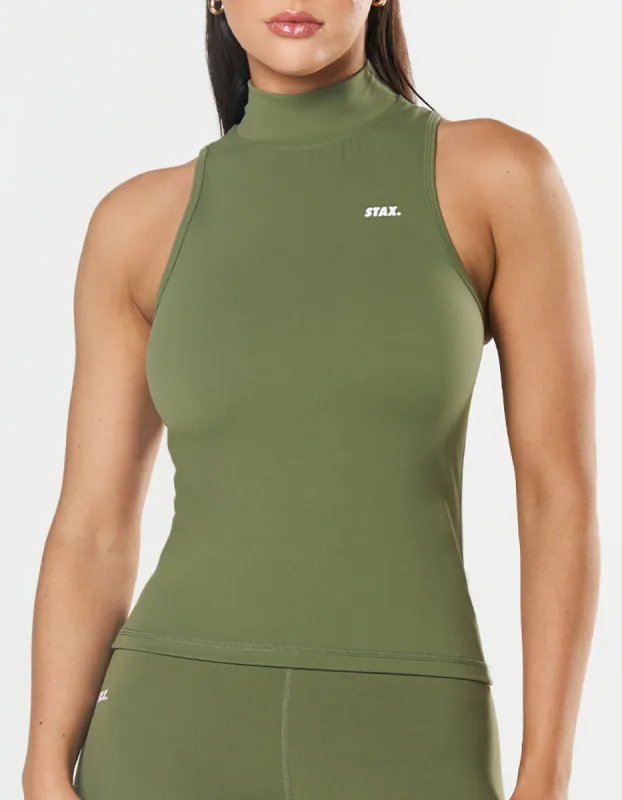 High Neck Body Tank NANDEX ™ - Khaki sold by Stax