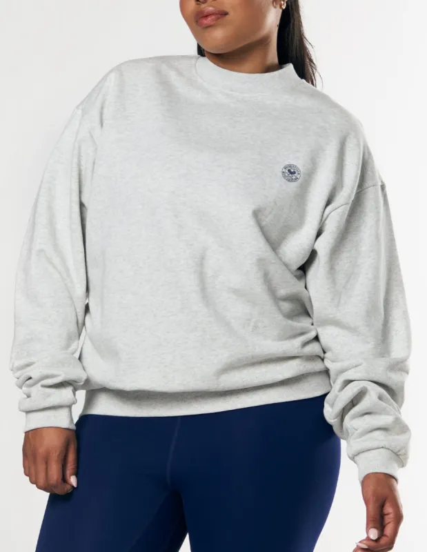 Racquet Club Crew - Grey Marle sold by Stax