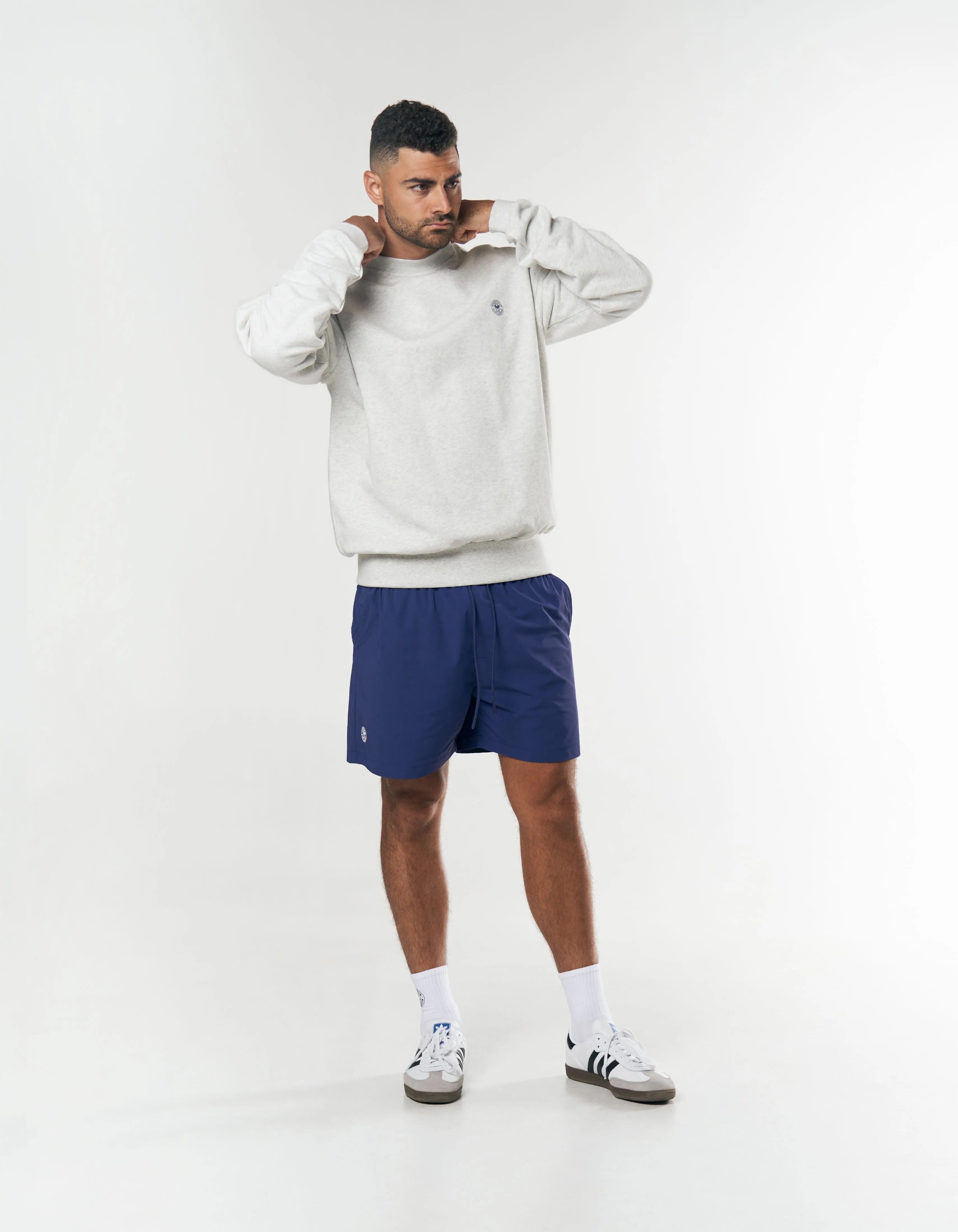 Racquet Club Crew - Grey Marle sold by Stax product image thumbnail 3