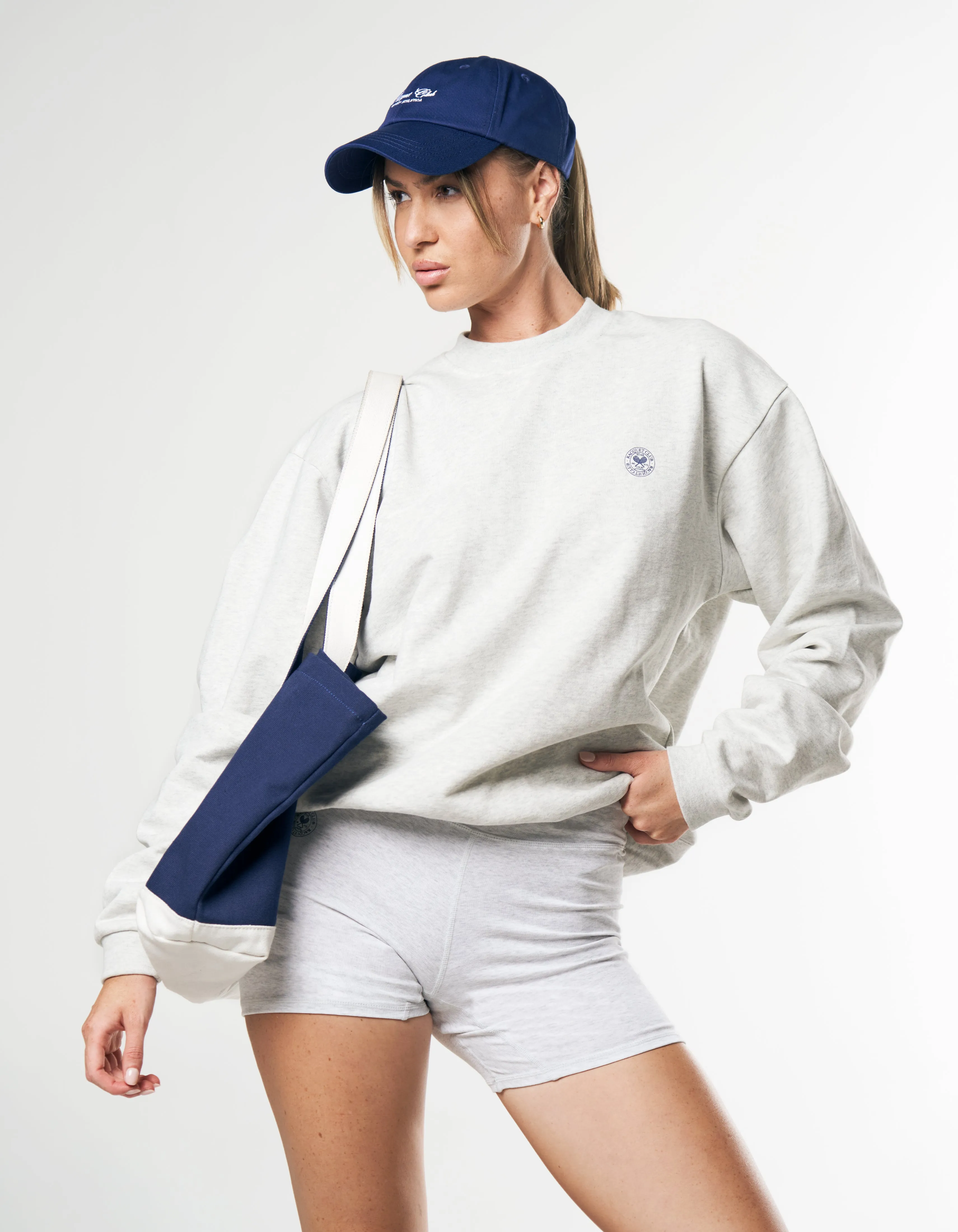 Racquet Club Crew - Grey Marle sold by Stax product image thumbnail 2