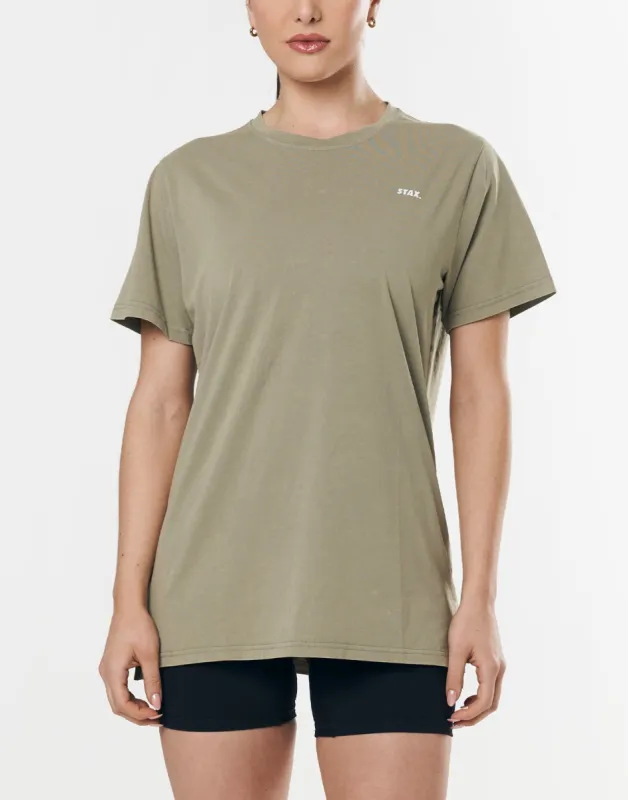 Oversize Tee - Sage sold by Stax
