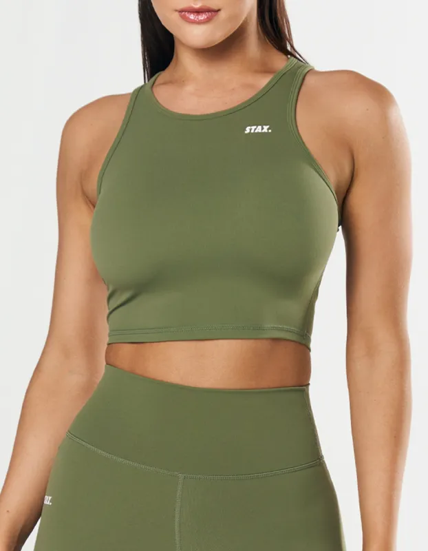 Cropped Tank NANDEX ™ - Khaki sold by Stax