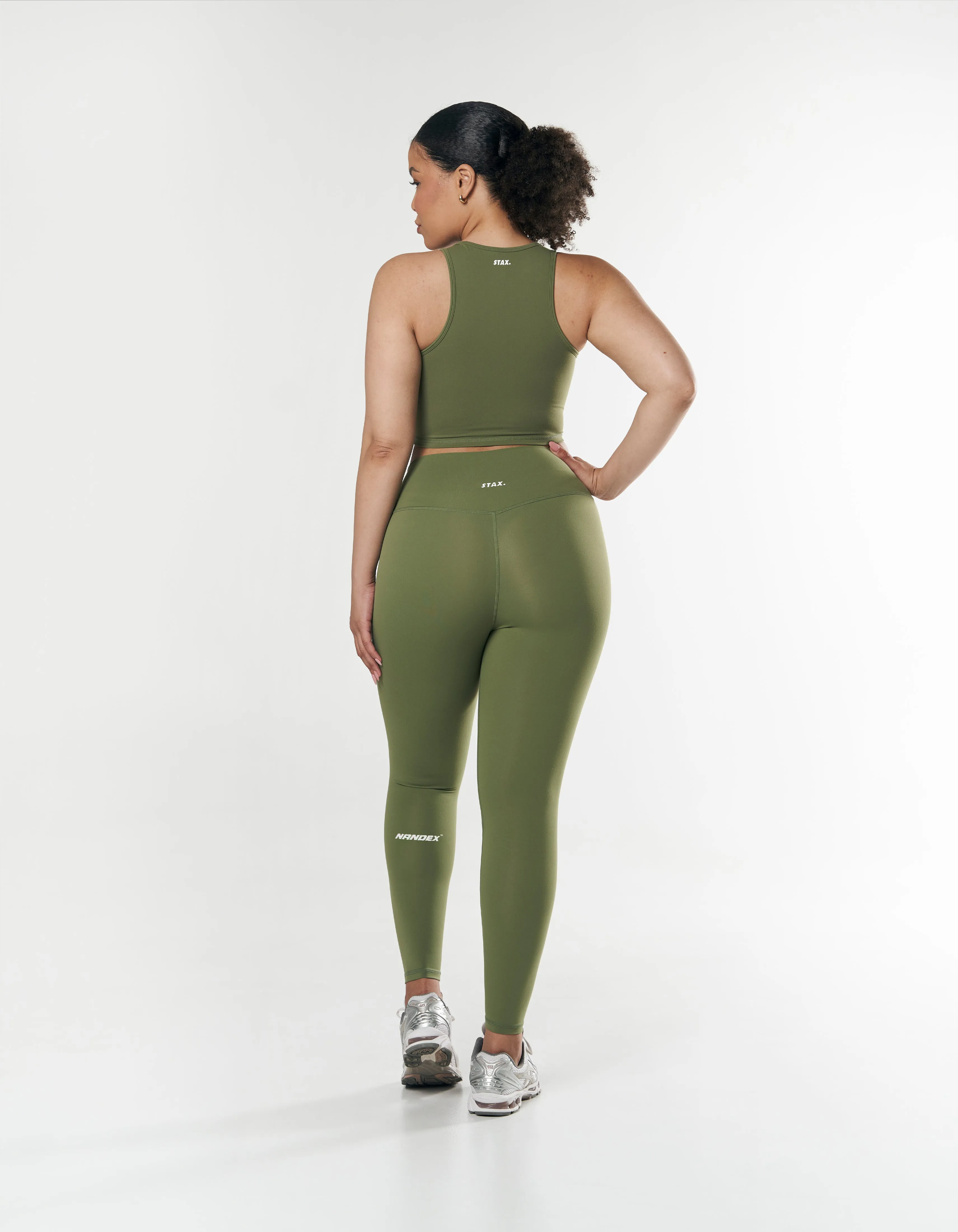 Cropped Tank NANDEX ™ - Khaki sold by Stax product image thumbnail 5
