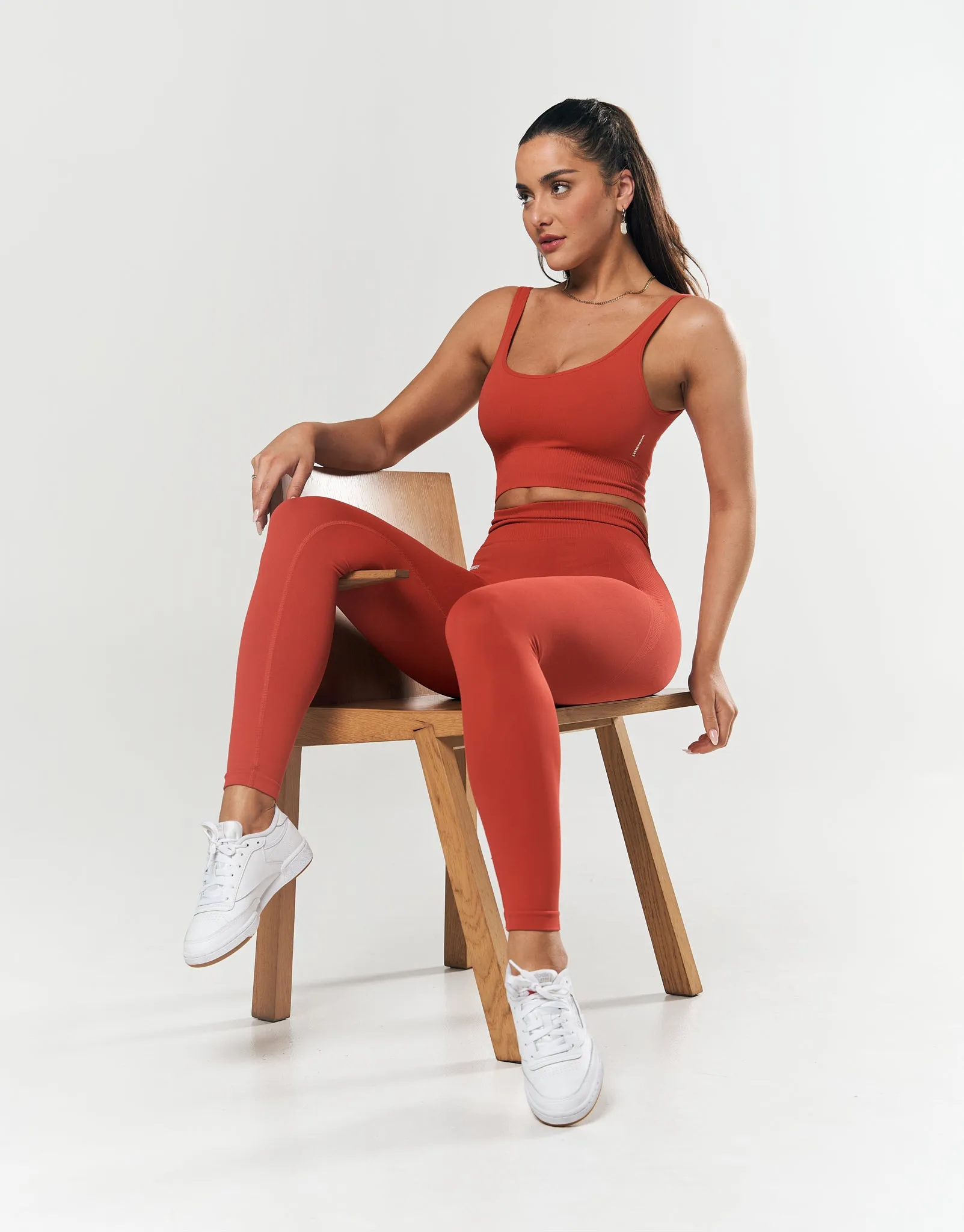 Seamless Low back Crop - Red sold by Stax product image thumbnail 3