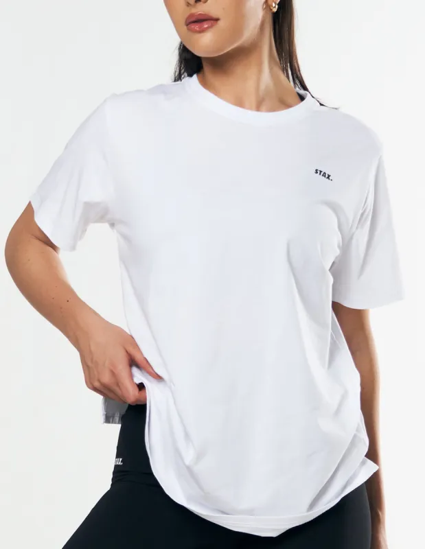 Oversize Tee - White sold by Stax
