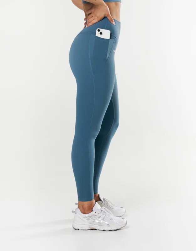 Phone Pocket Full Length Tights NANDEX ™ - Dark Blue sold by Stax