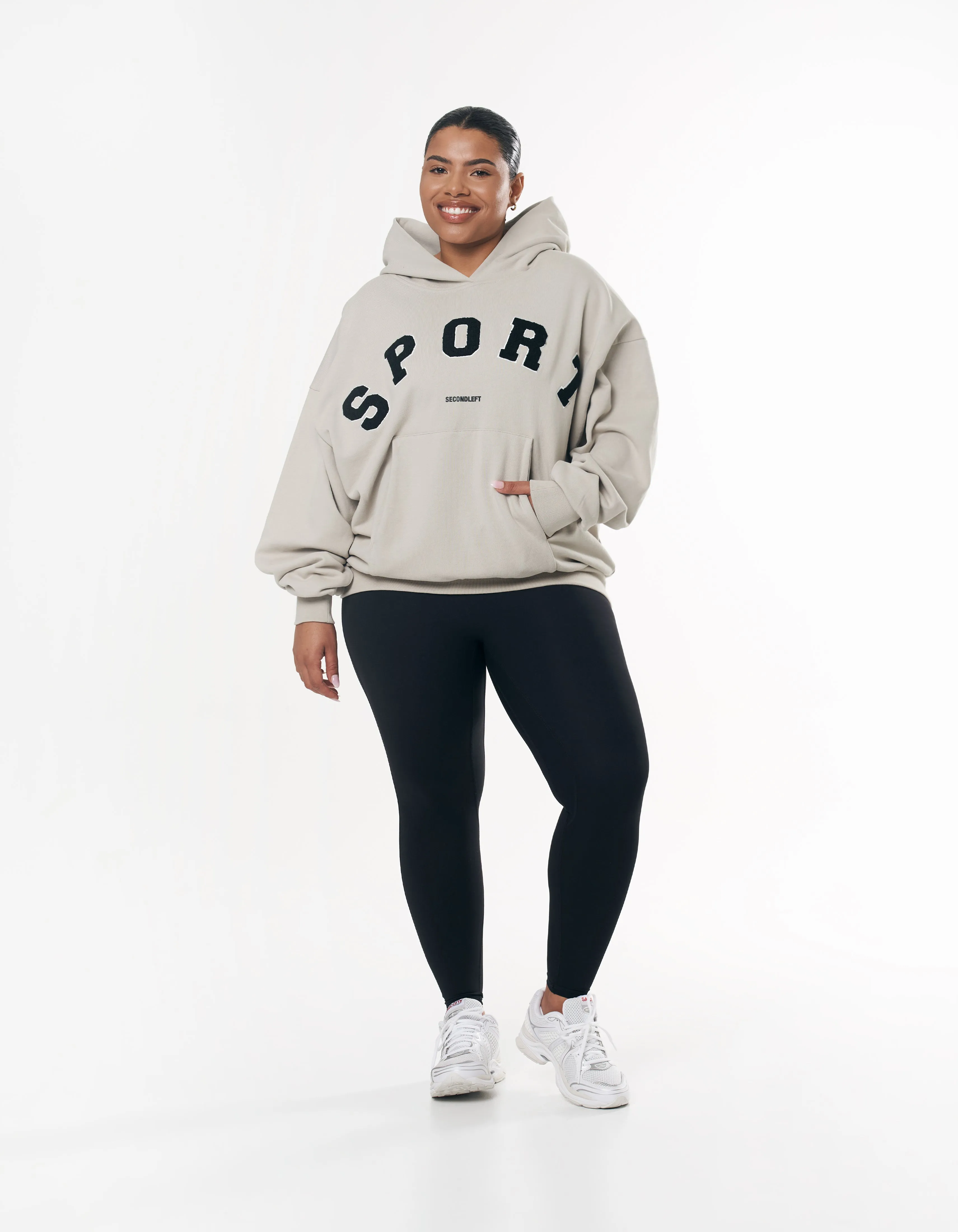 Sport Hoodie - Cream sold by Stax product image thumbnail 2