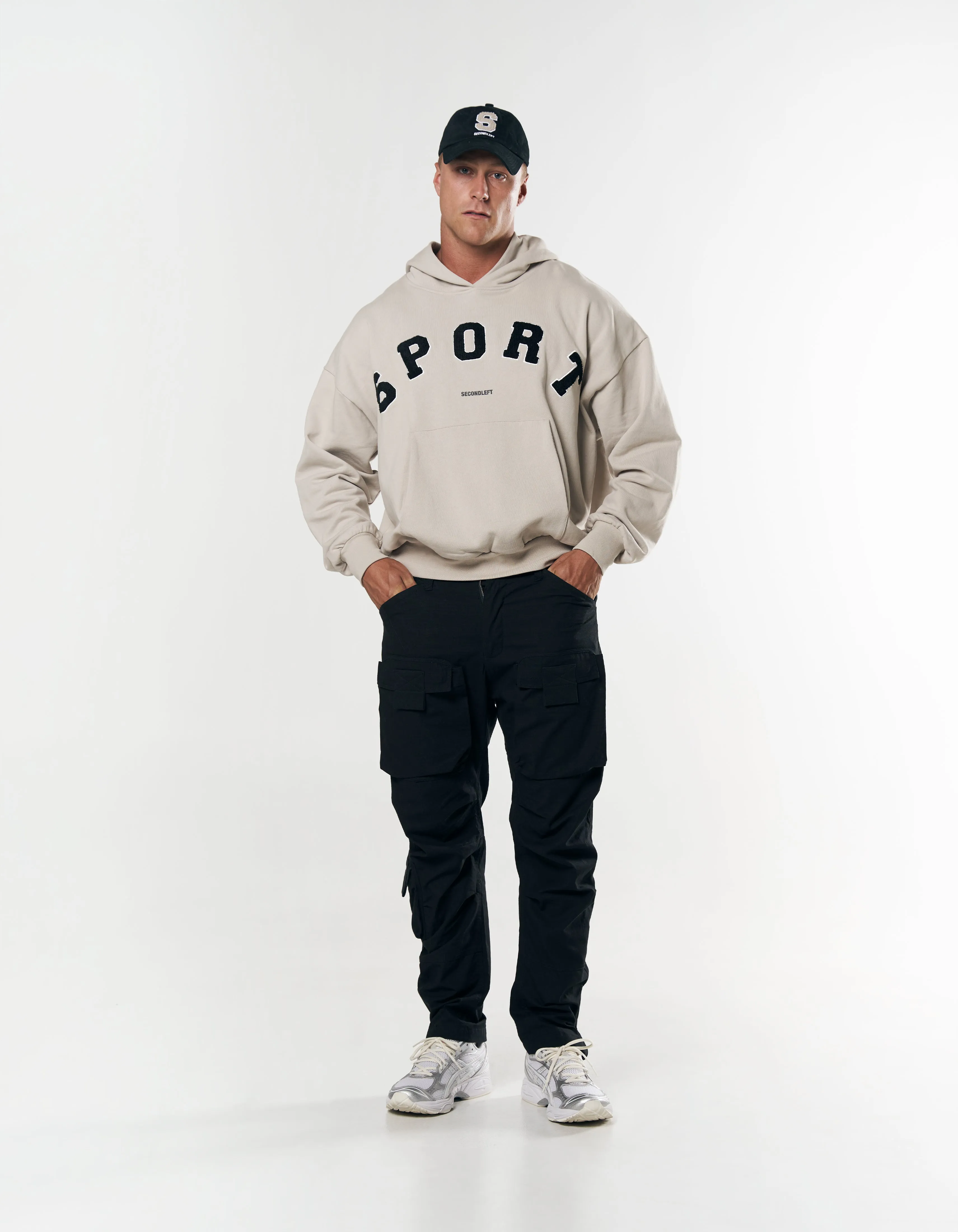 Sport Hoodie - Cream sold by Stax product image thumbnail 3