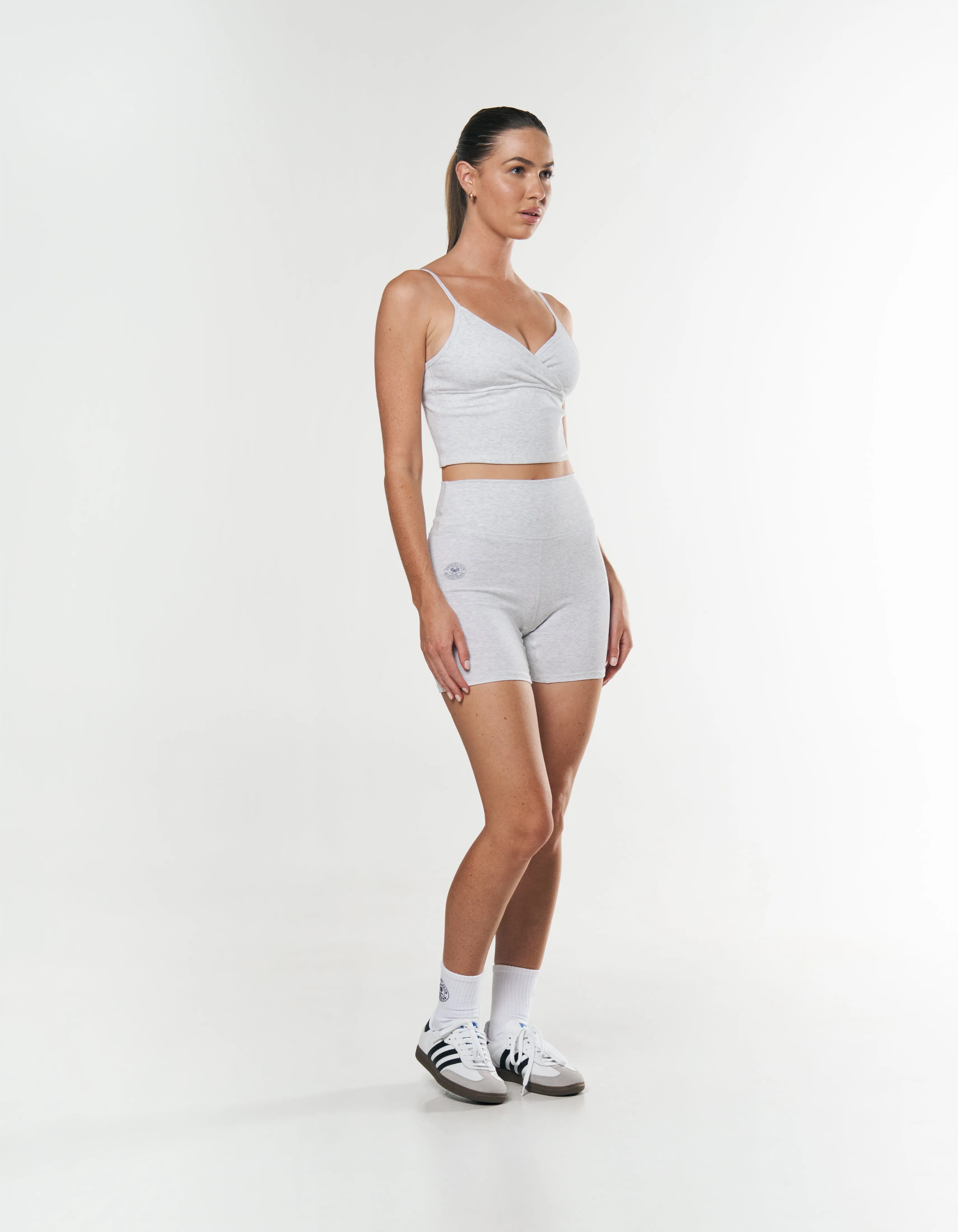 Racquet Club V Tank - Grey Marle sold by Stax product image thumbnail 3