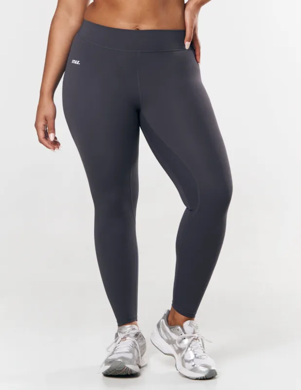 Mid Waist Tights NANDEX ™ - Dark Grey sold by Stax