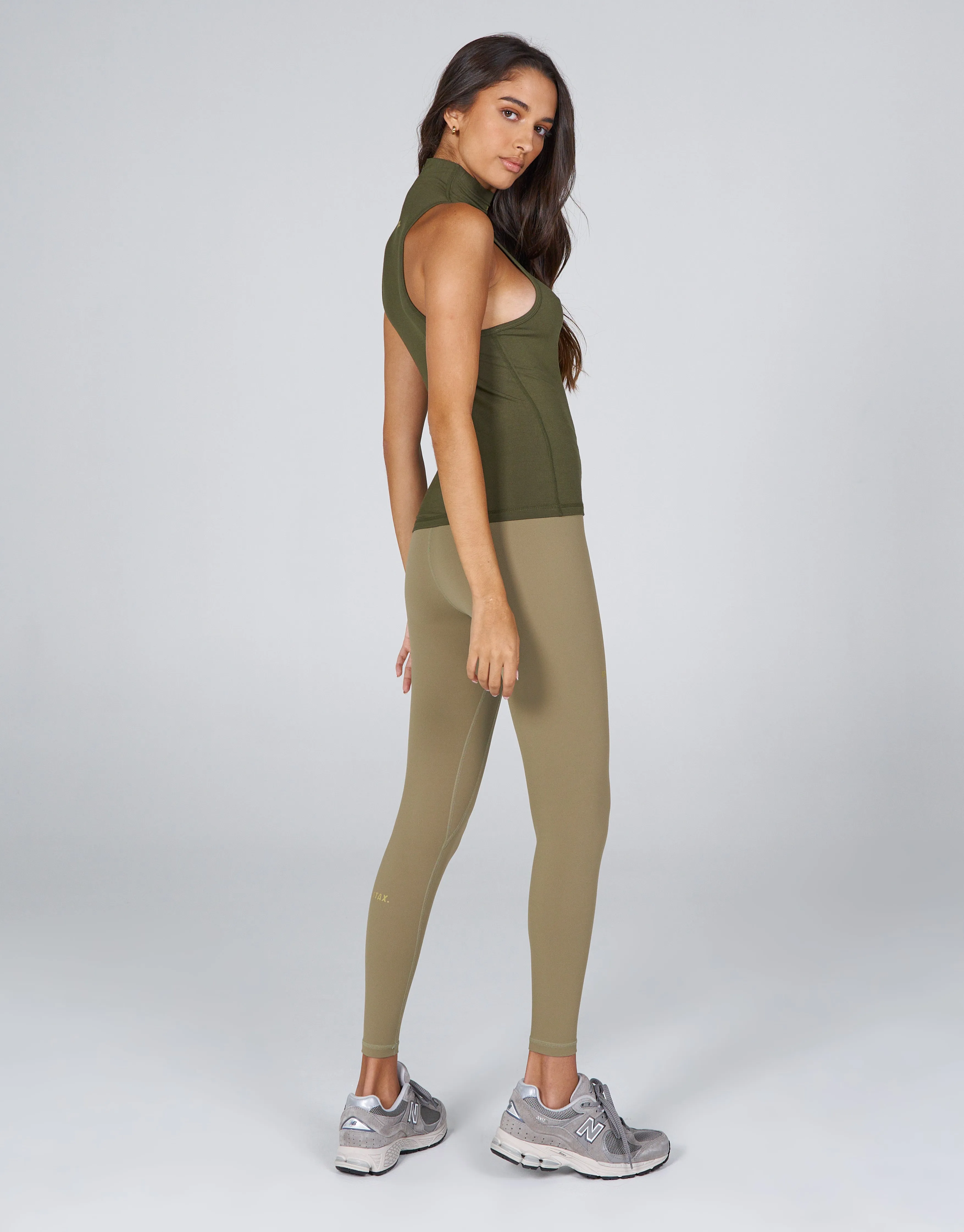 AW High Neck Tank - Oryx (Olive) sold by Stax product image thumbnail 3