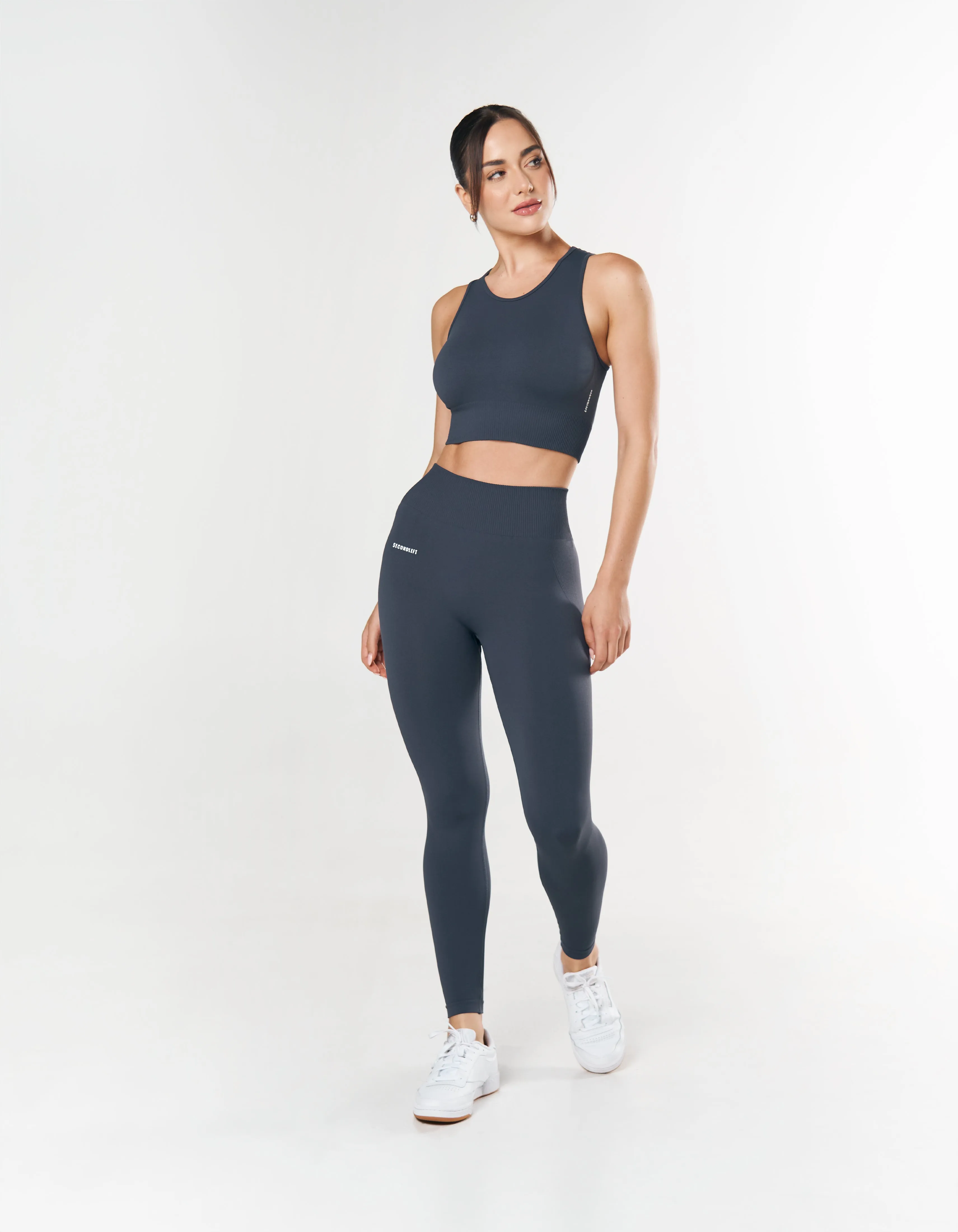 Seamless Cropped Singlet - Blueberry sold by Stax product image thumbnail 5