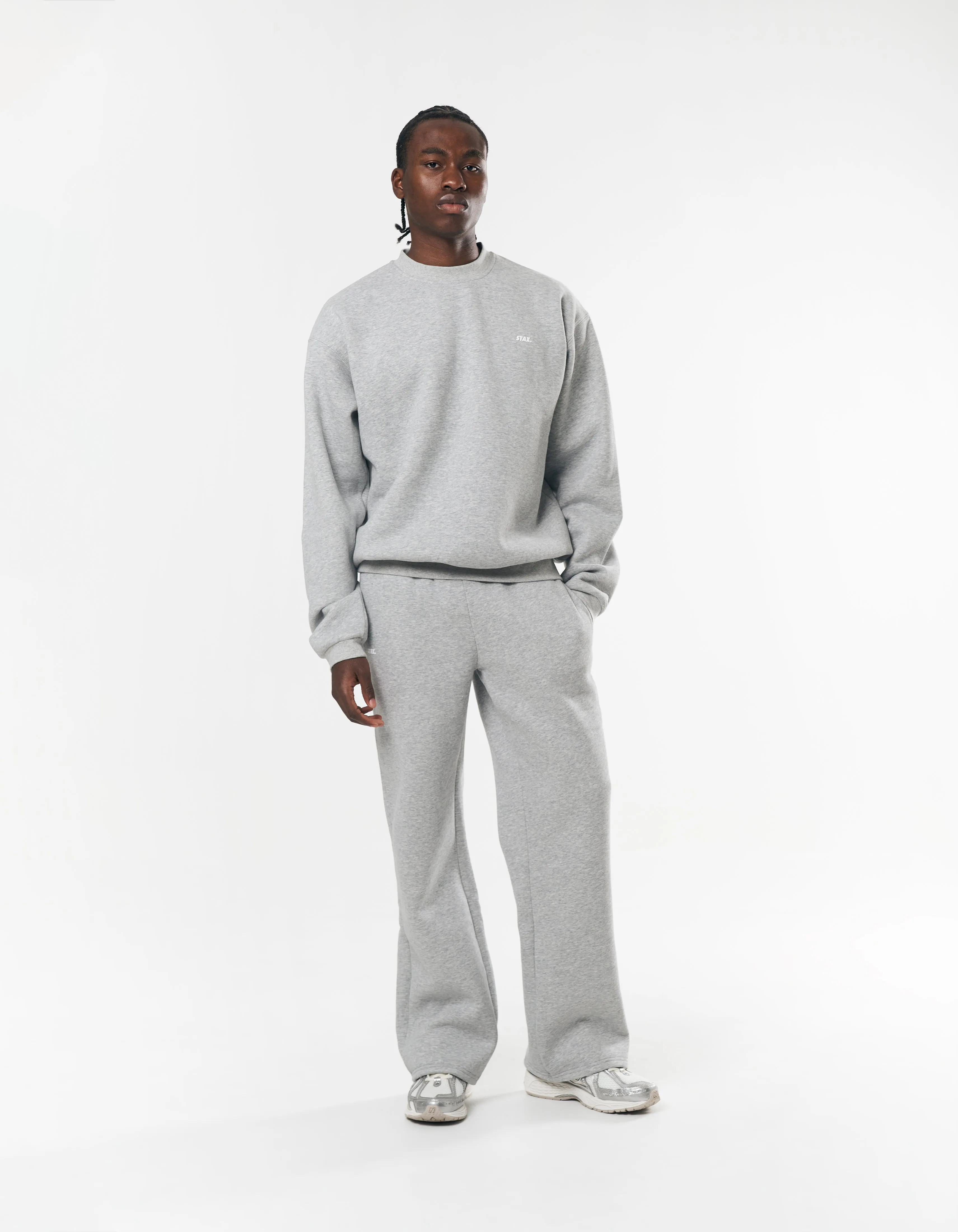 Classic Straight Leg Jogger - Dark Grey Marle sold by Stax product image thumbnail 2
