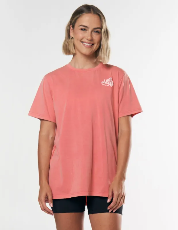 Kic Oversize Tee - Dark Pink sold by Stax