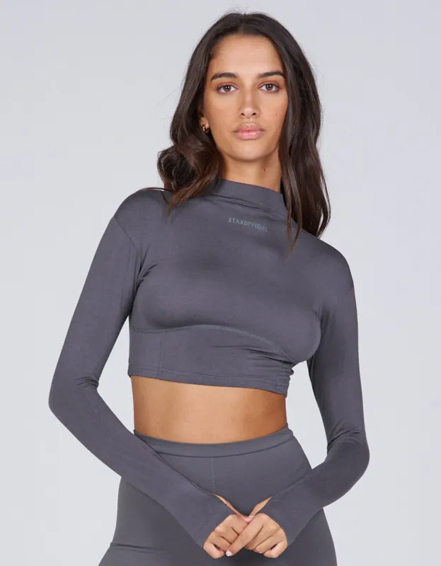 AW Ocean Long Sleeve - Ash (Grey) sold by Stax