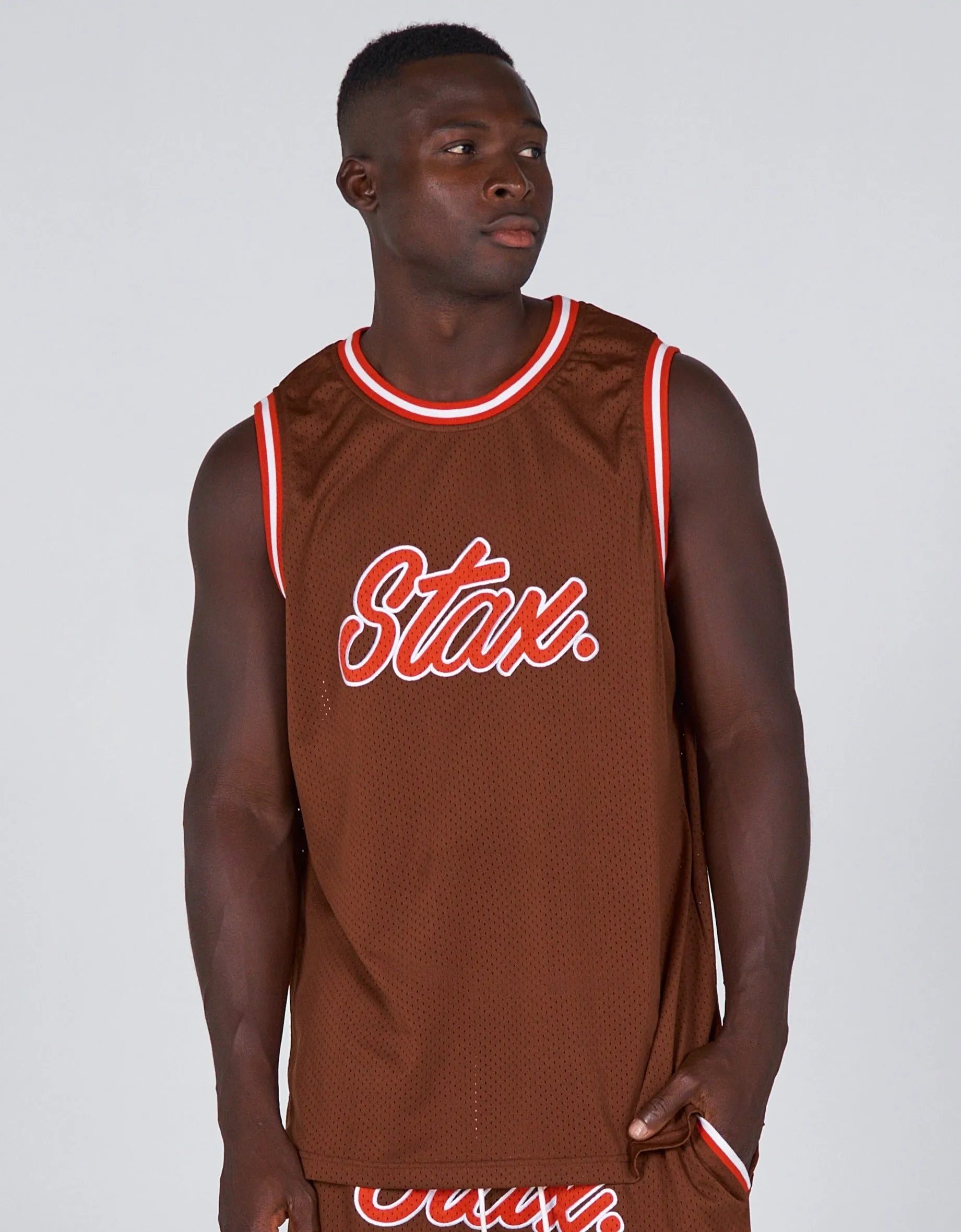 Court Drip Basketball Singlet - Tennessee sold by Stax