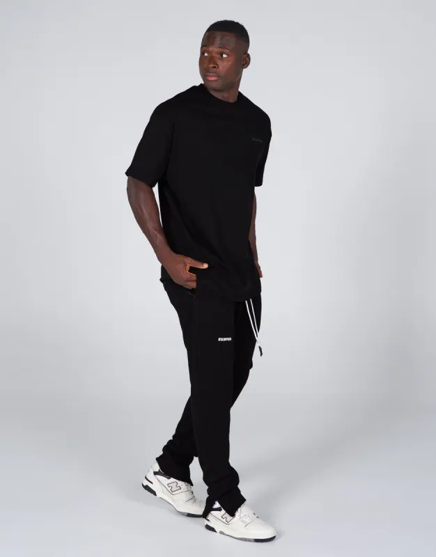 Mens Fitted Jogger - Black sold by Stax