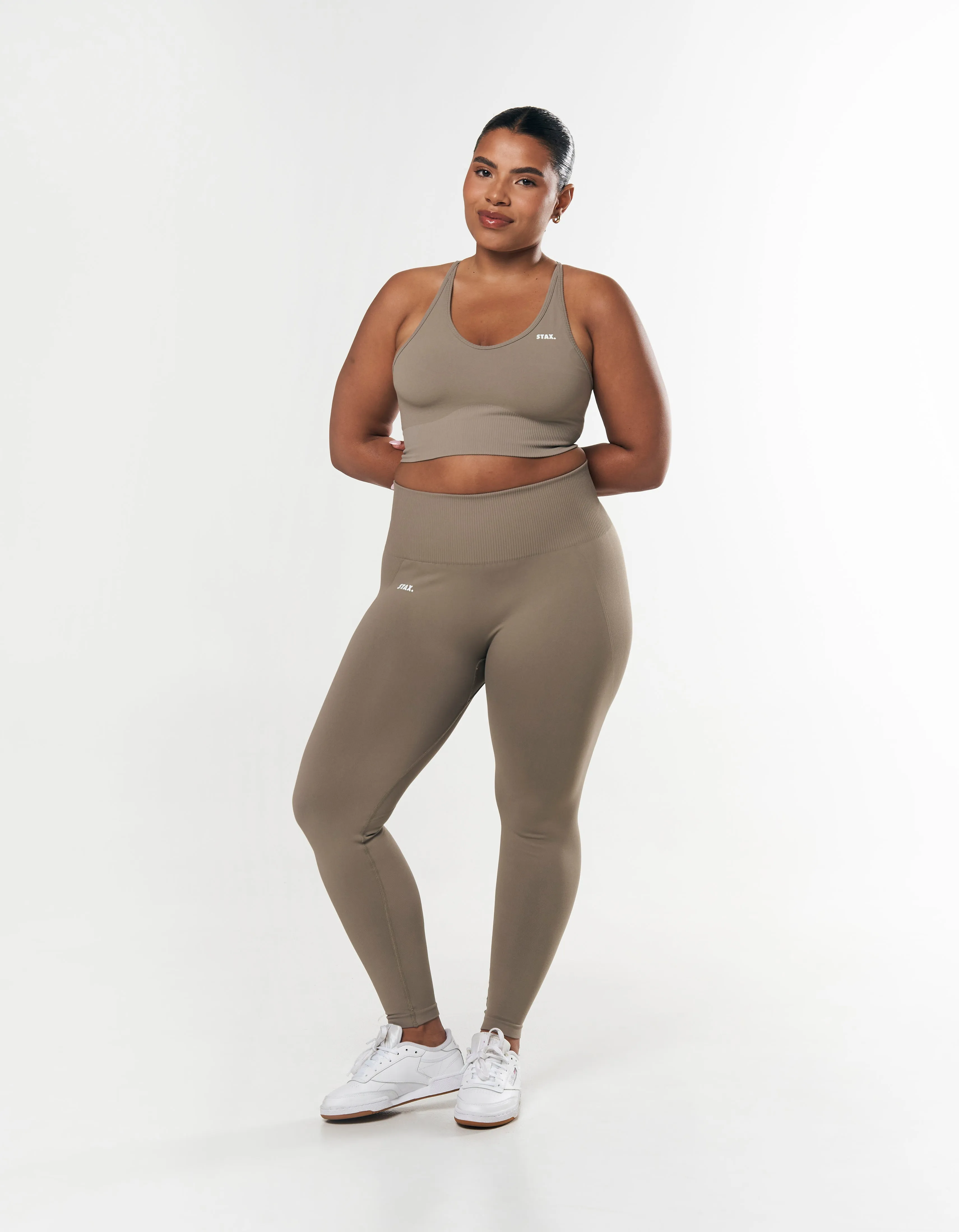 Premium Seamless Summer Strappy Crop - Brown sold by Stax product image thumbnail 5
