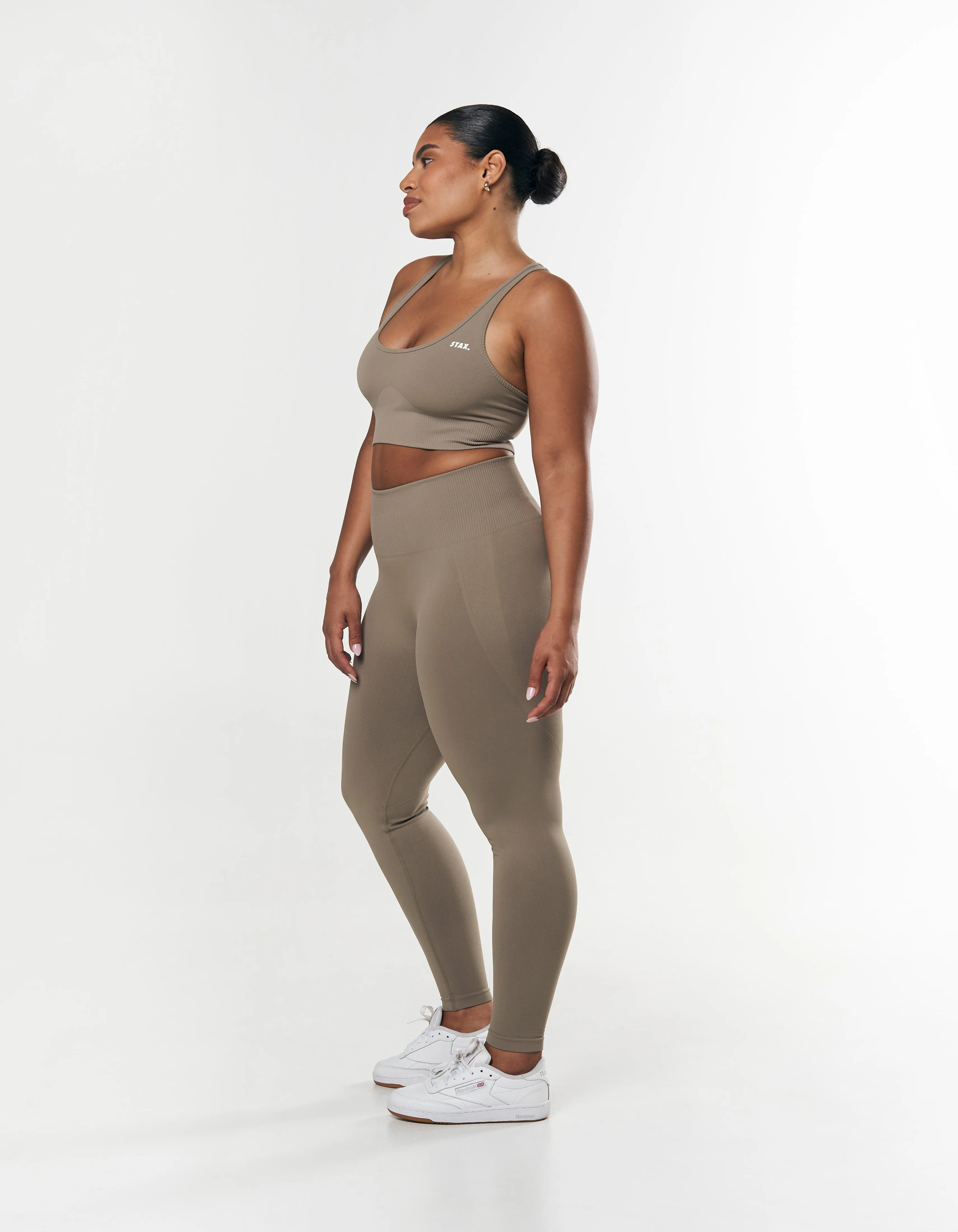 Premium Seamless Summer Strappy Crop - Brown sold by Stax product image thumbnail 3