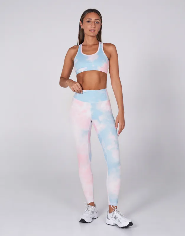 Tie Dye Full Length Tights - Sky sold by Stax