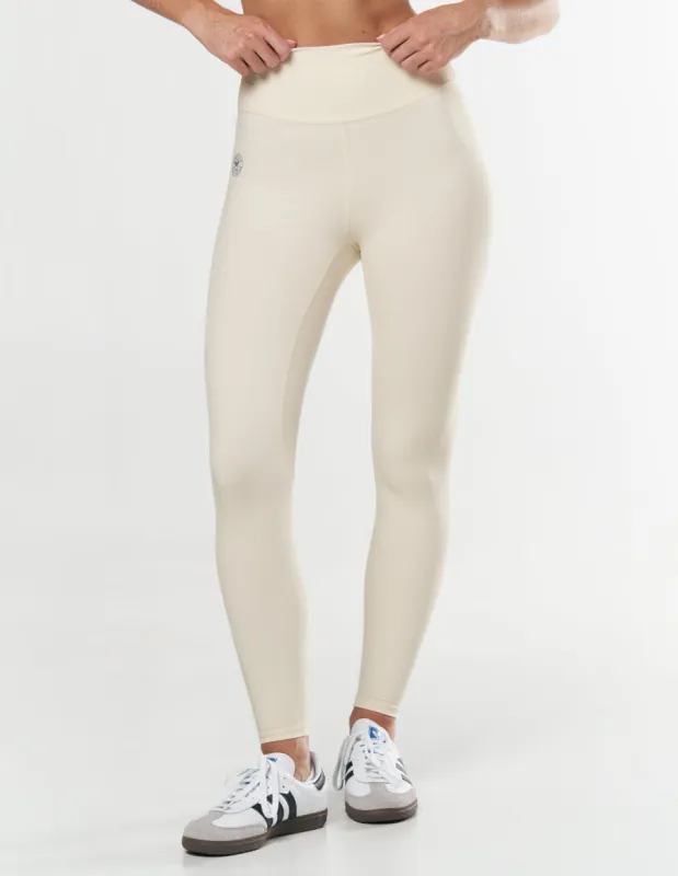 Racquet Club Full Length Tights - Cream sold by Stax