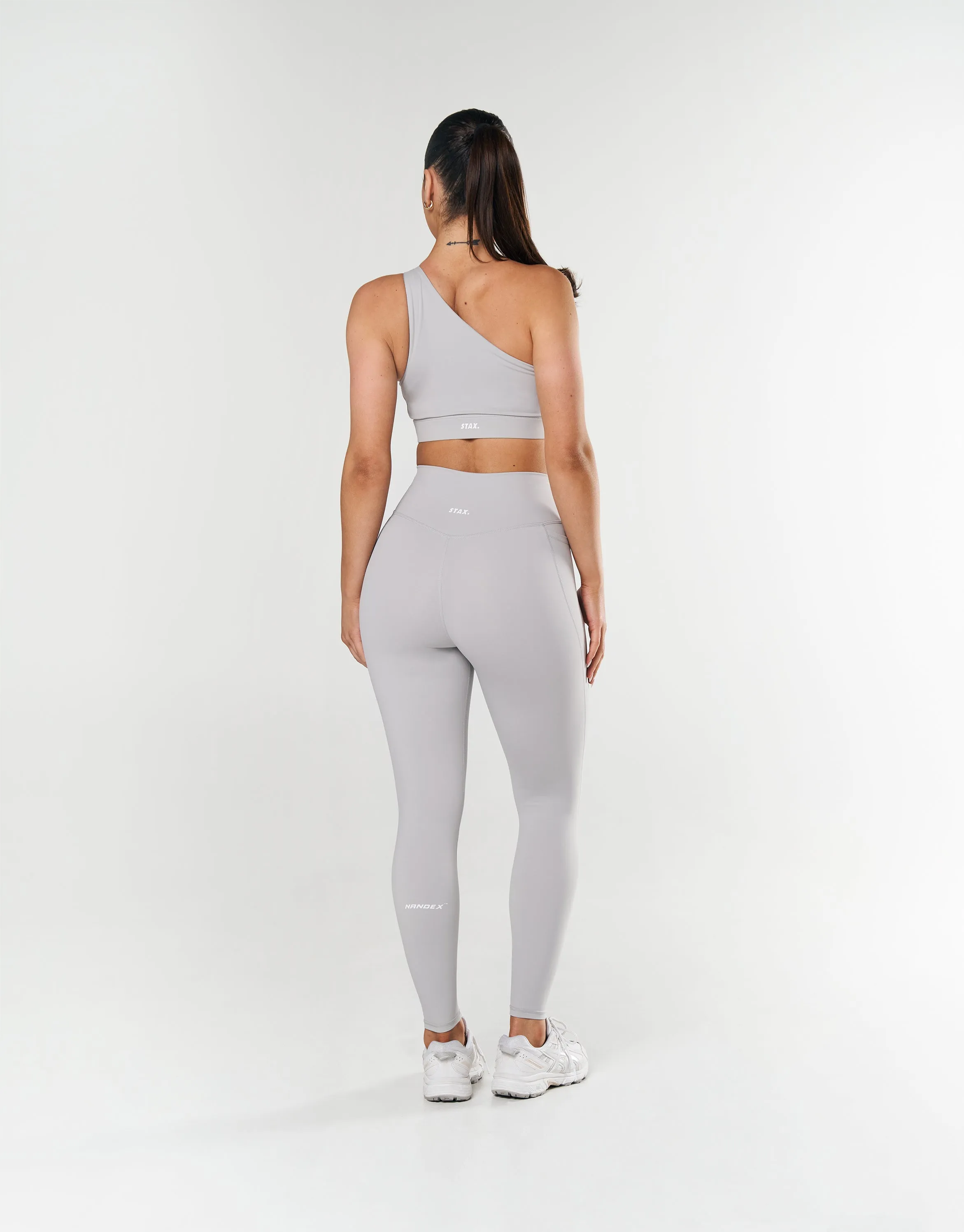 Phone Pocket Full Length Tights NANDEX ™ - Light Grey sold by Stax product image thumbnail 4