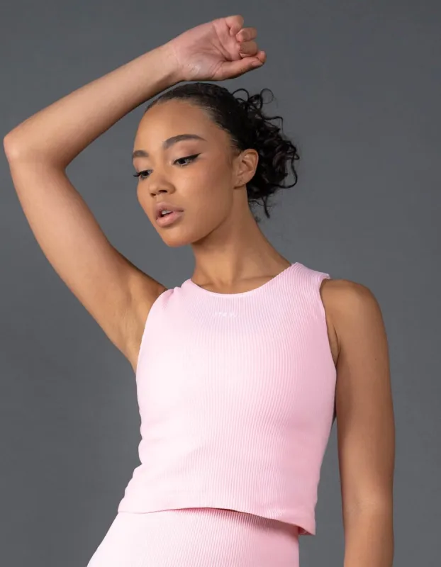 Premium Seamless Cropped Singlet Lounge V5.1 - Taffy sold by Stax