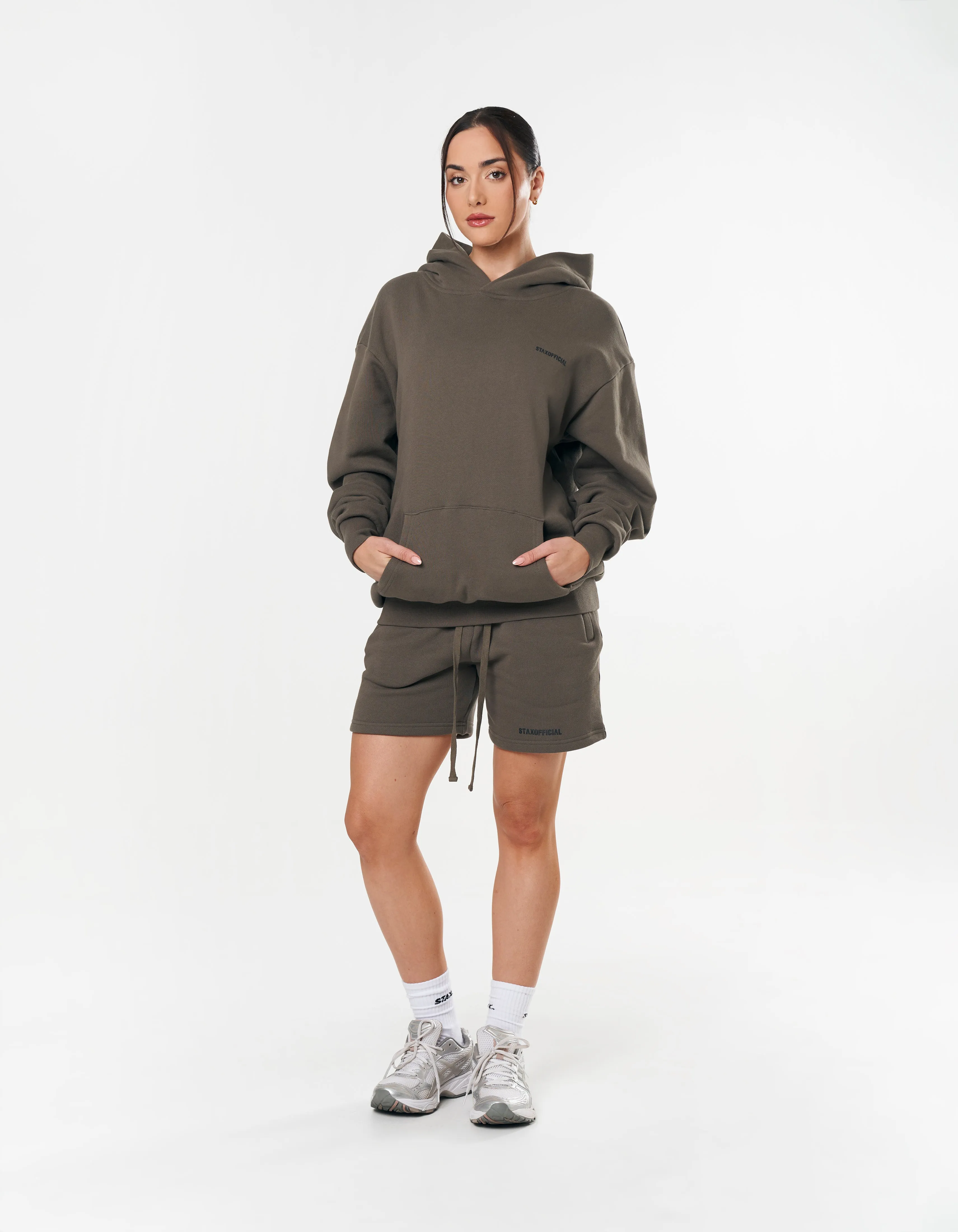 Elements Hoodie Bark - Brown sold by Stax