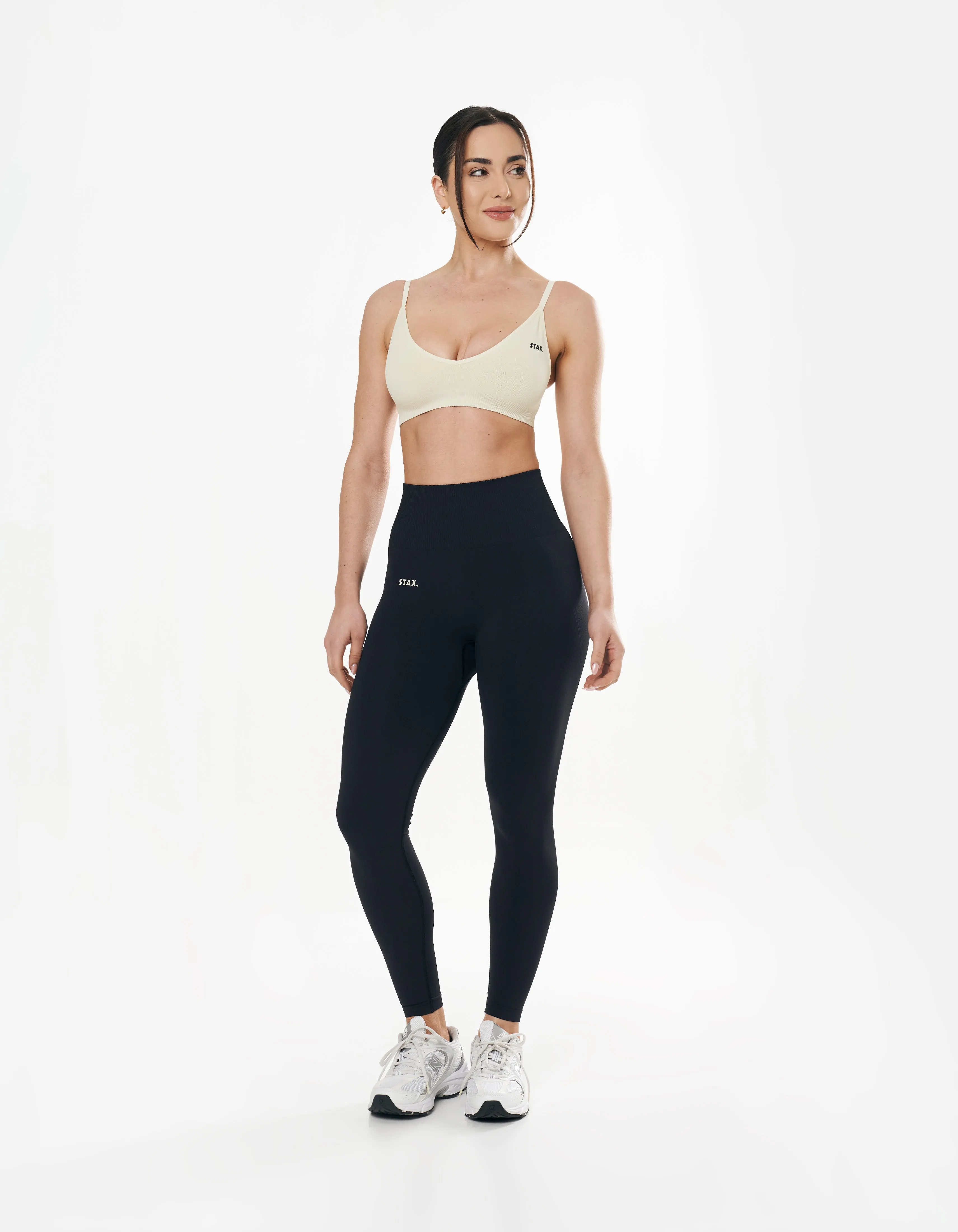 Seamless Kic Bralette - Cream sold by Stax product image thumbnail 2