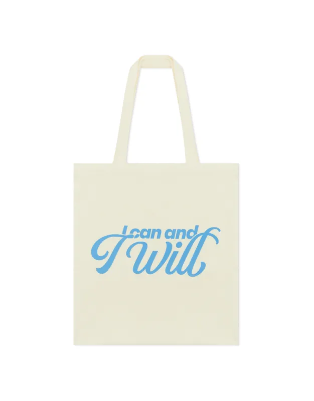 Kic I Will Tote Bag - Cream sold by Stax