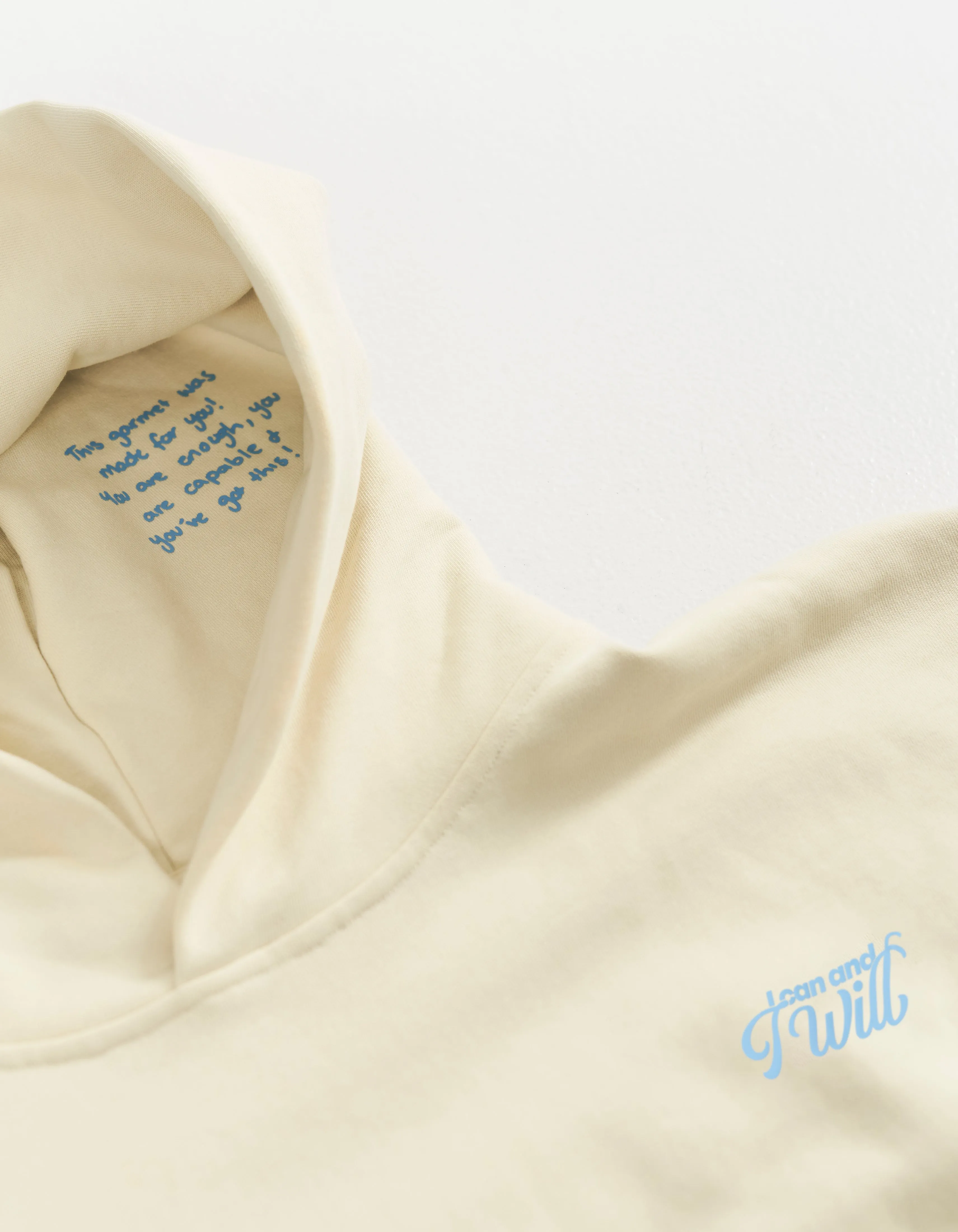 Kic I Will Hoodie - Cream sold by Stax product image thumbnail 3