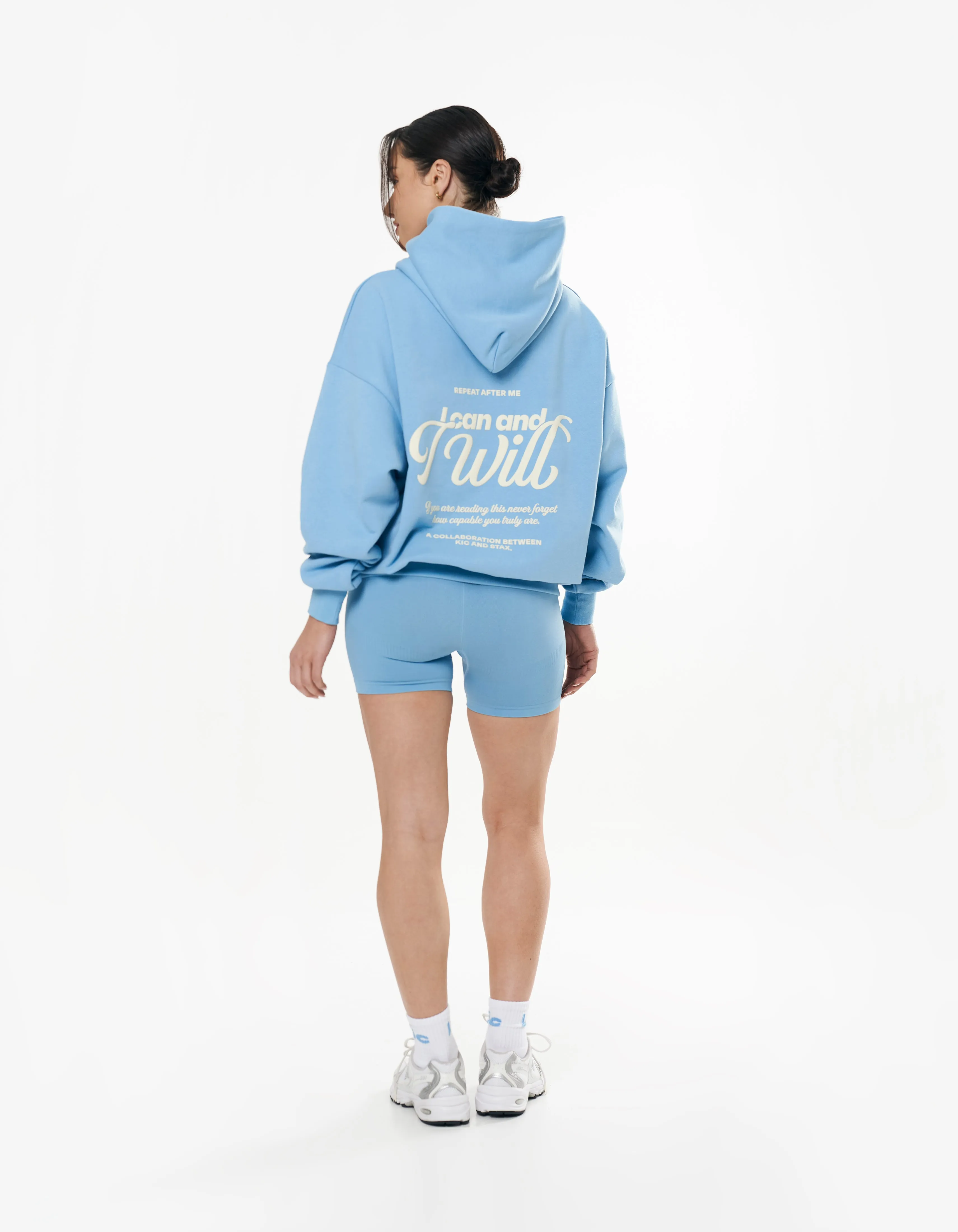 Kic I Will Hoodie - Blue sold by Stax product image thumbnail 5