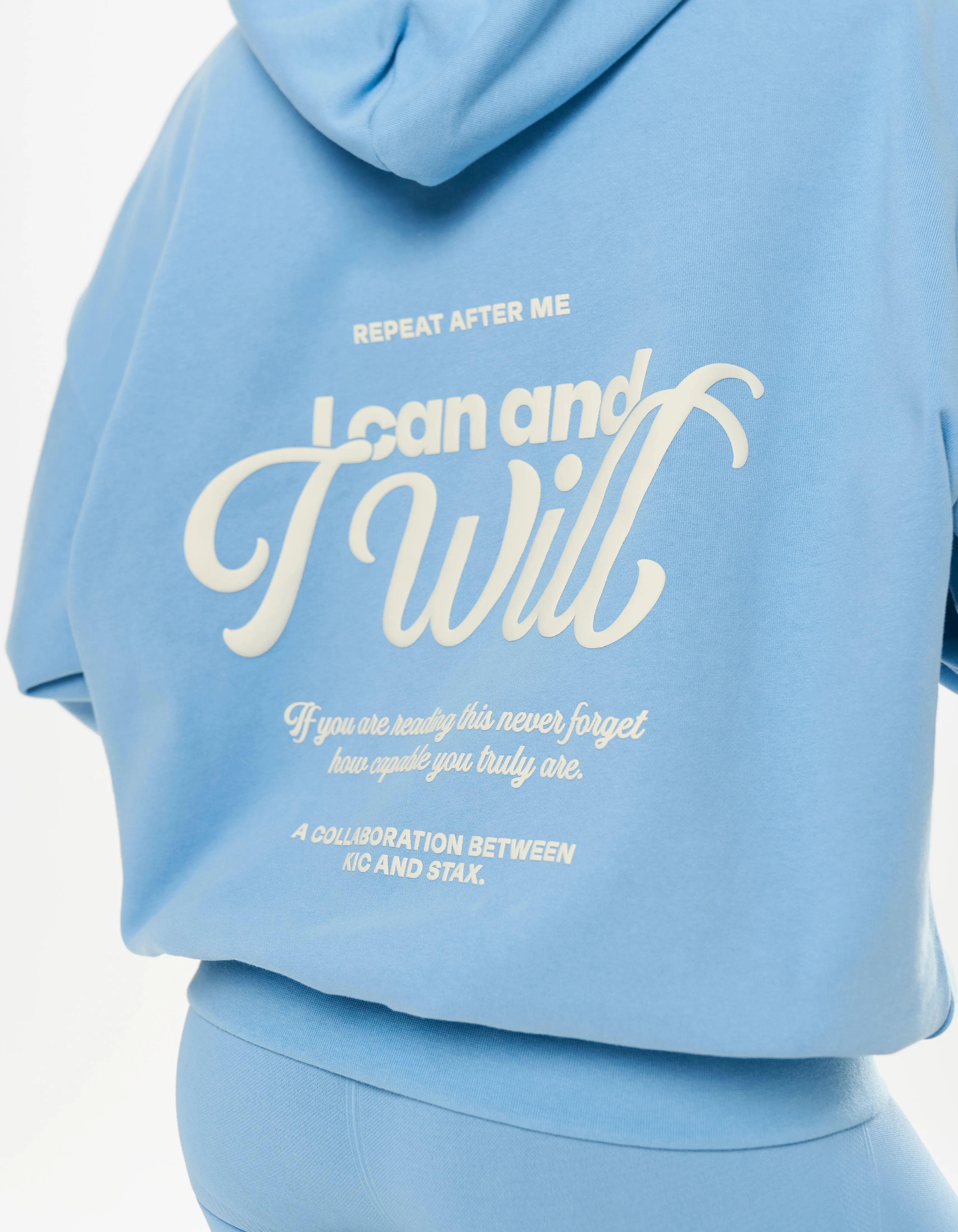 Kic I Will Hoodie - Blue sold by Stax product image thumbnail 2